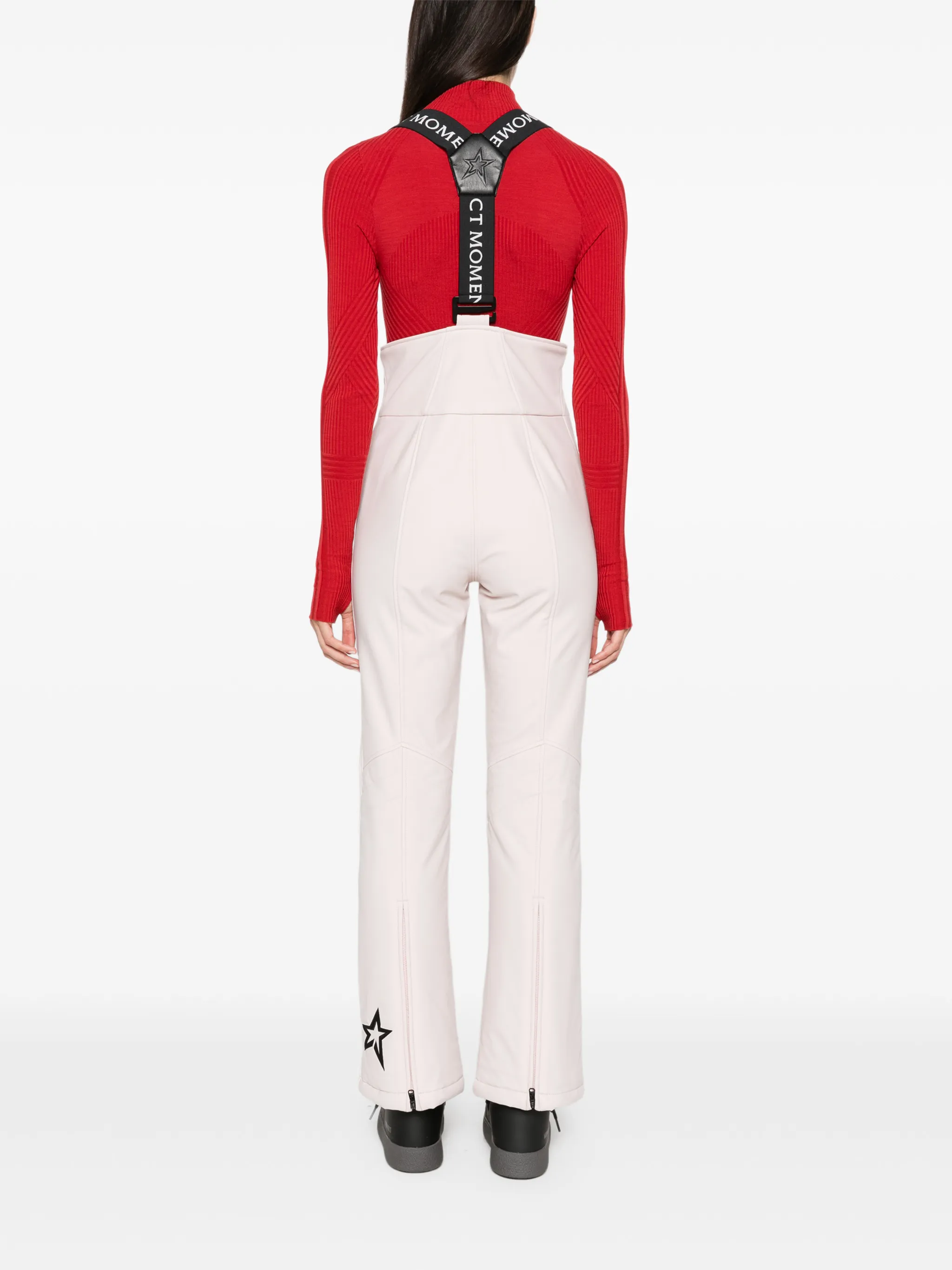 Slalom logo-strap ski pants