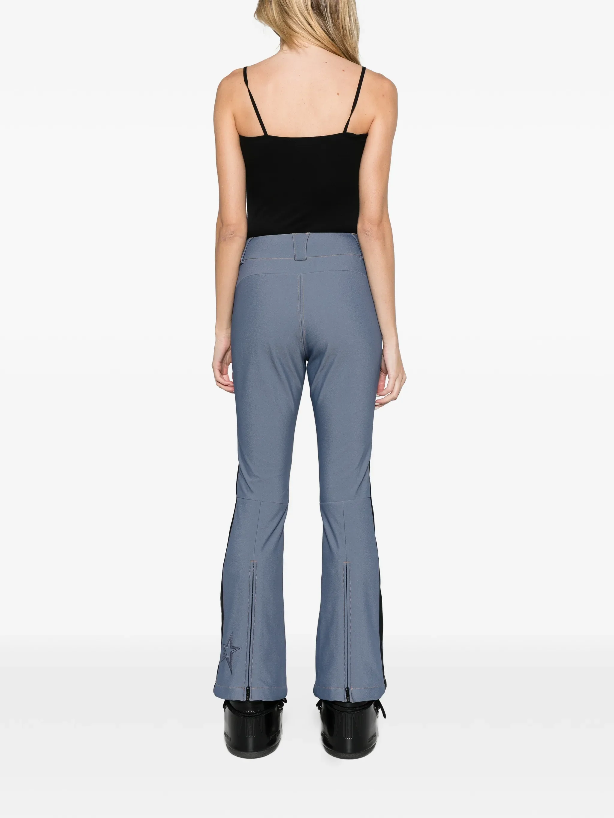 Aurora denim mid-rise ski trousers