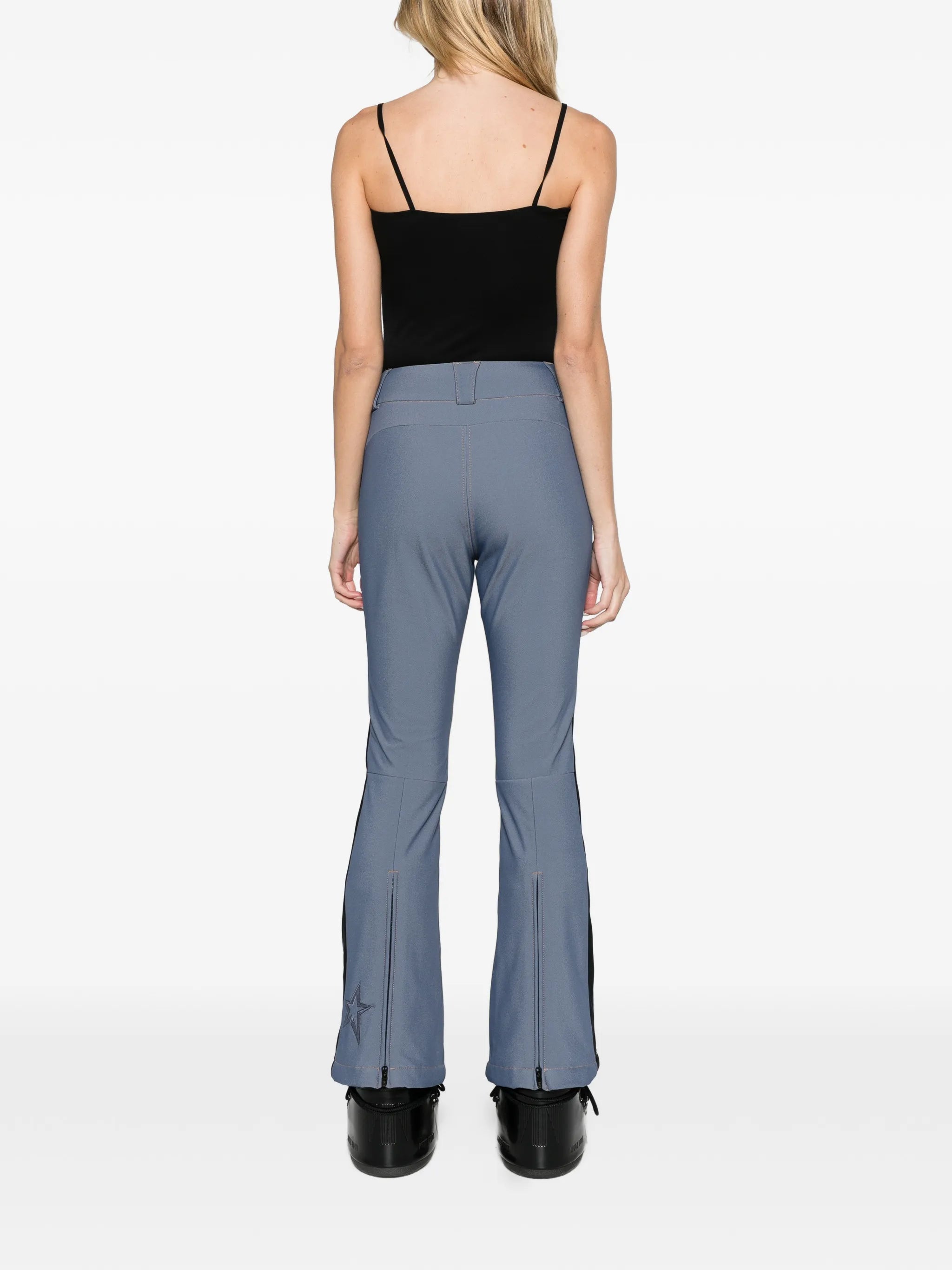 Aurora denim mid-rise ski trousers