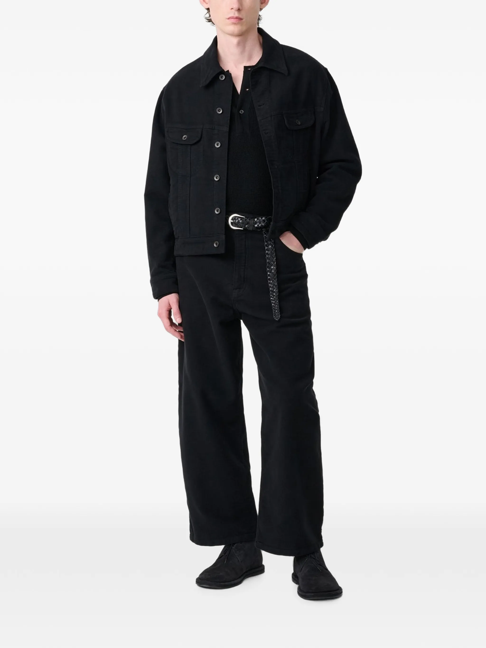 Derby cotton-moleskin denim jacket
