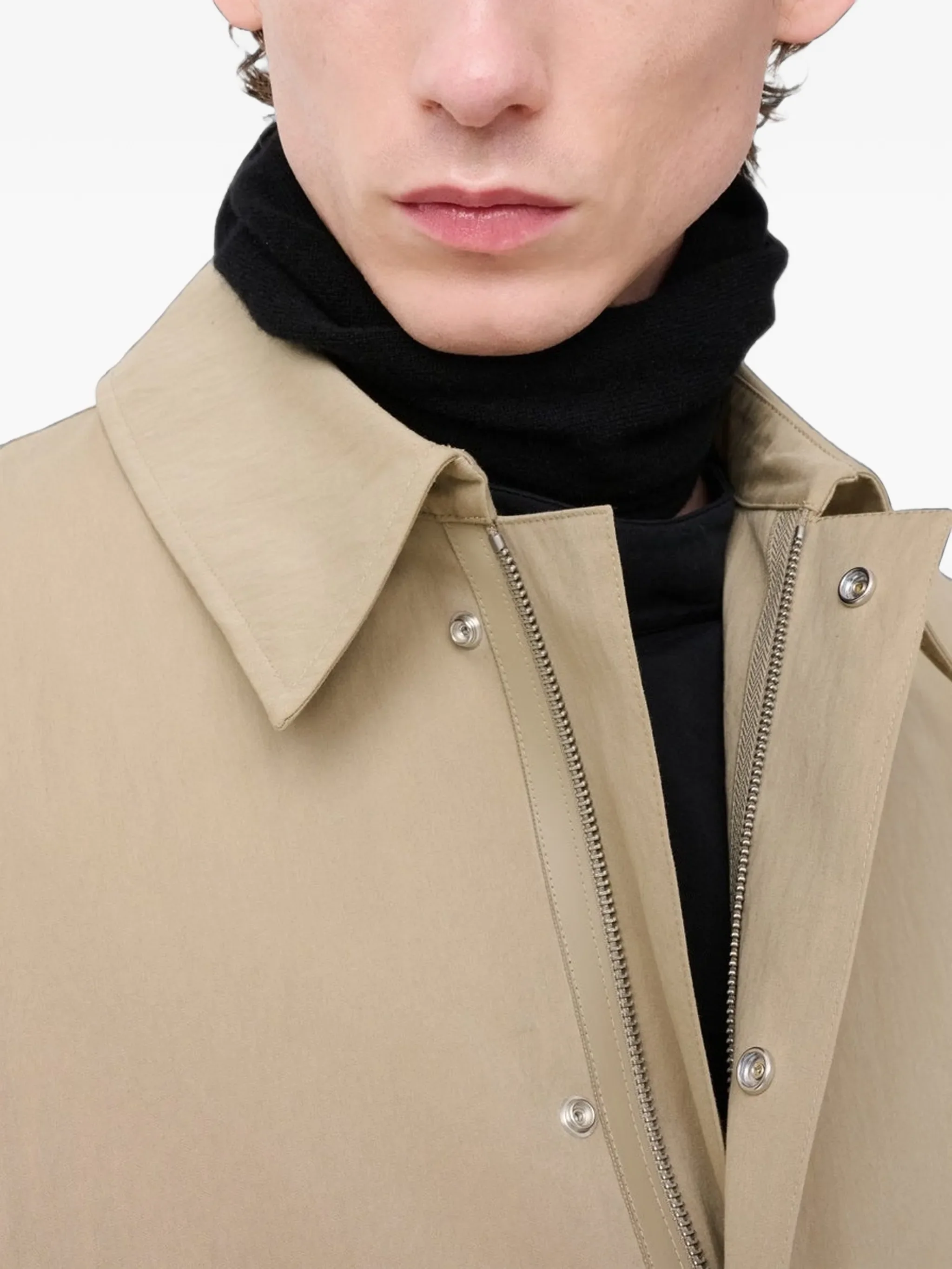 Comba point-collar jacket