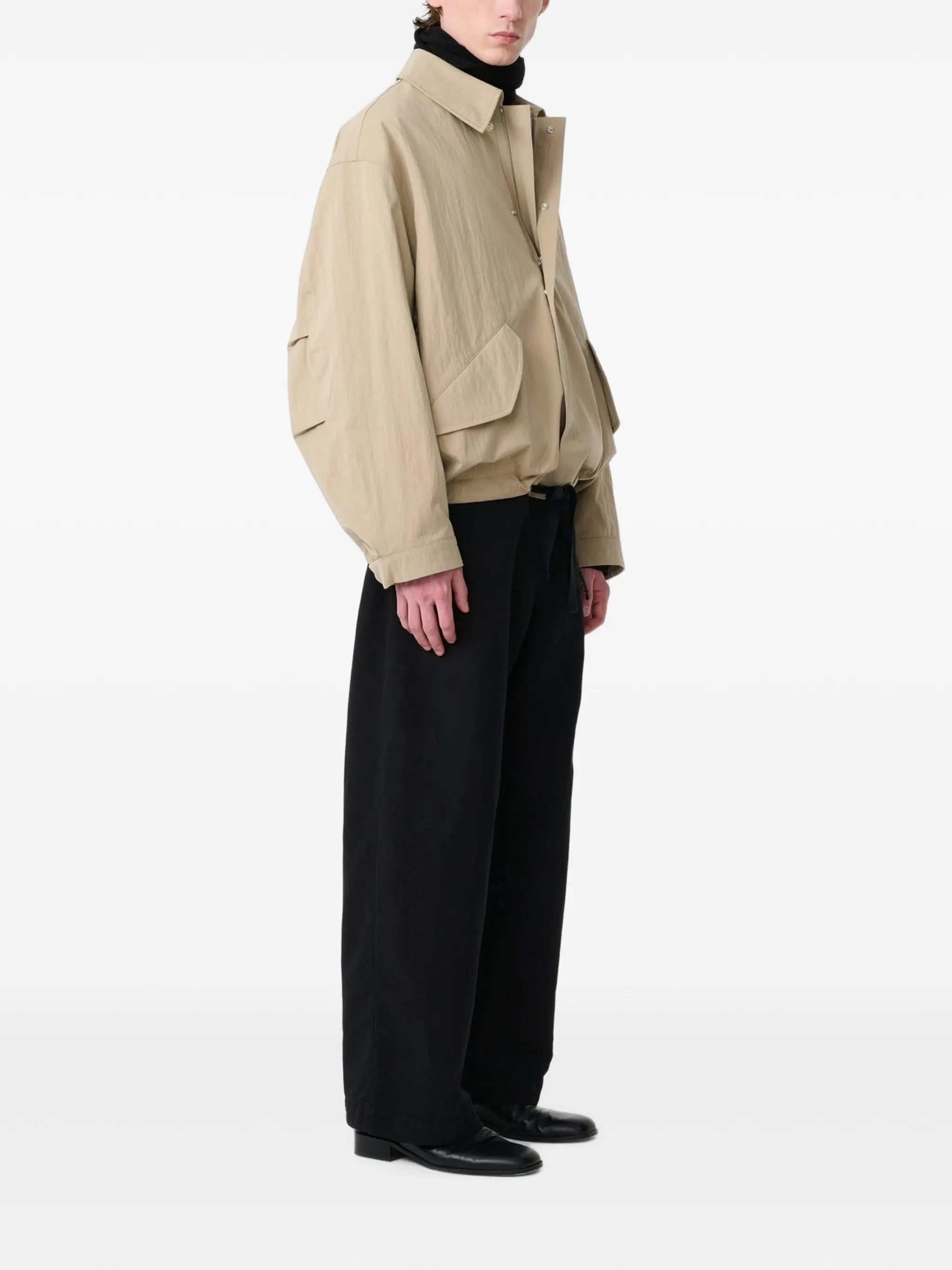 Comba point-collar jacket