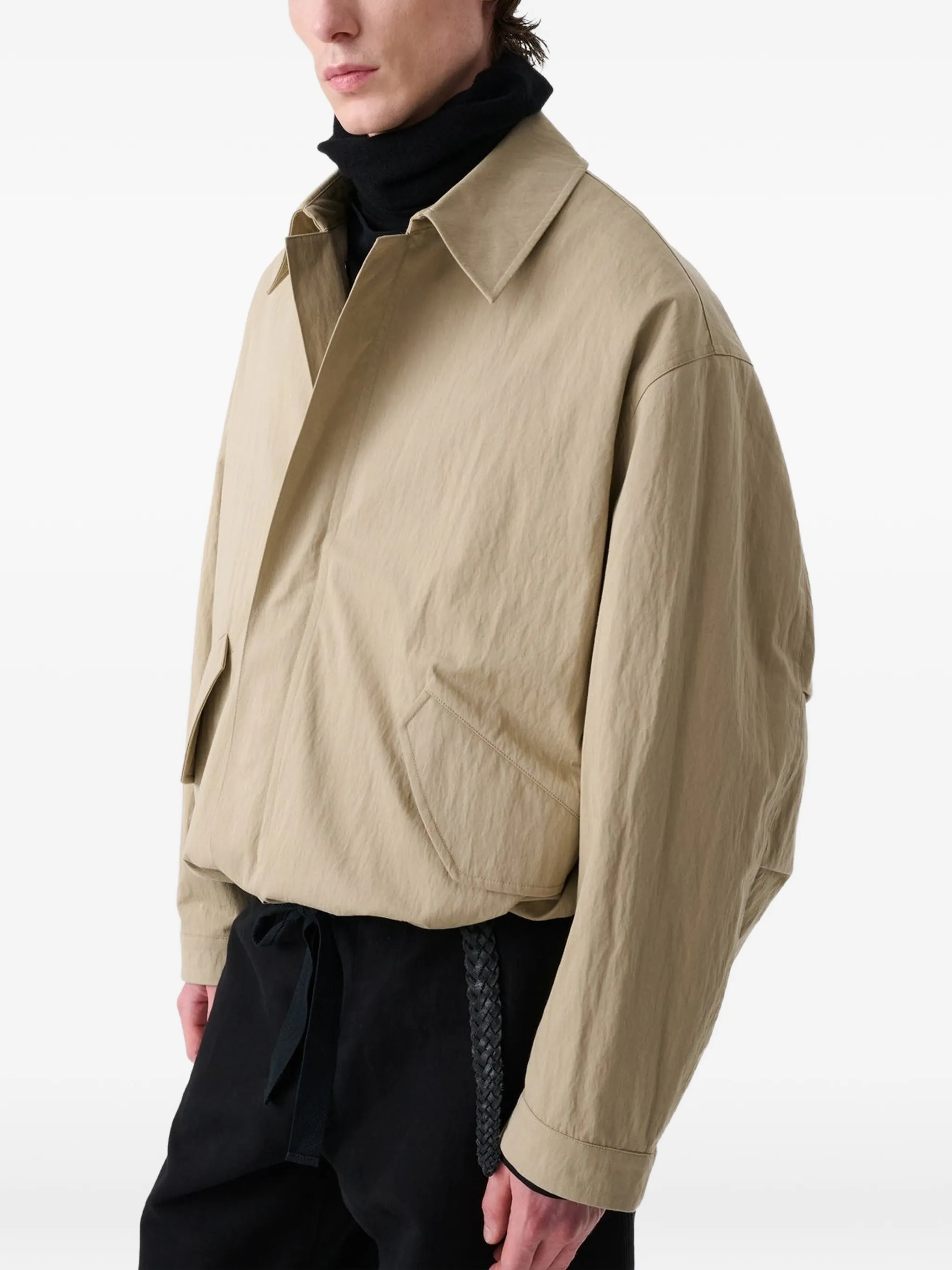 Comba point-collar jacket