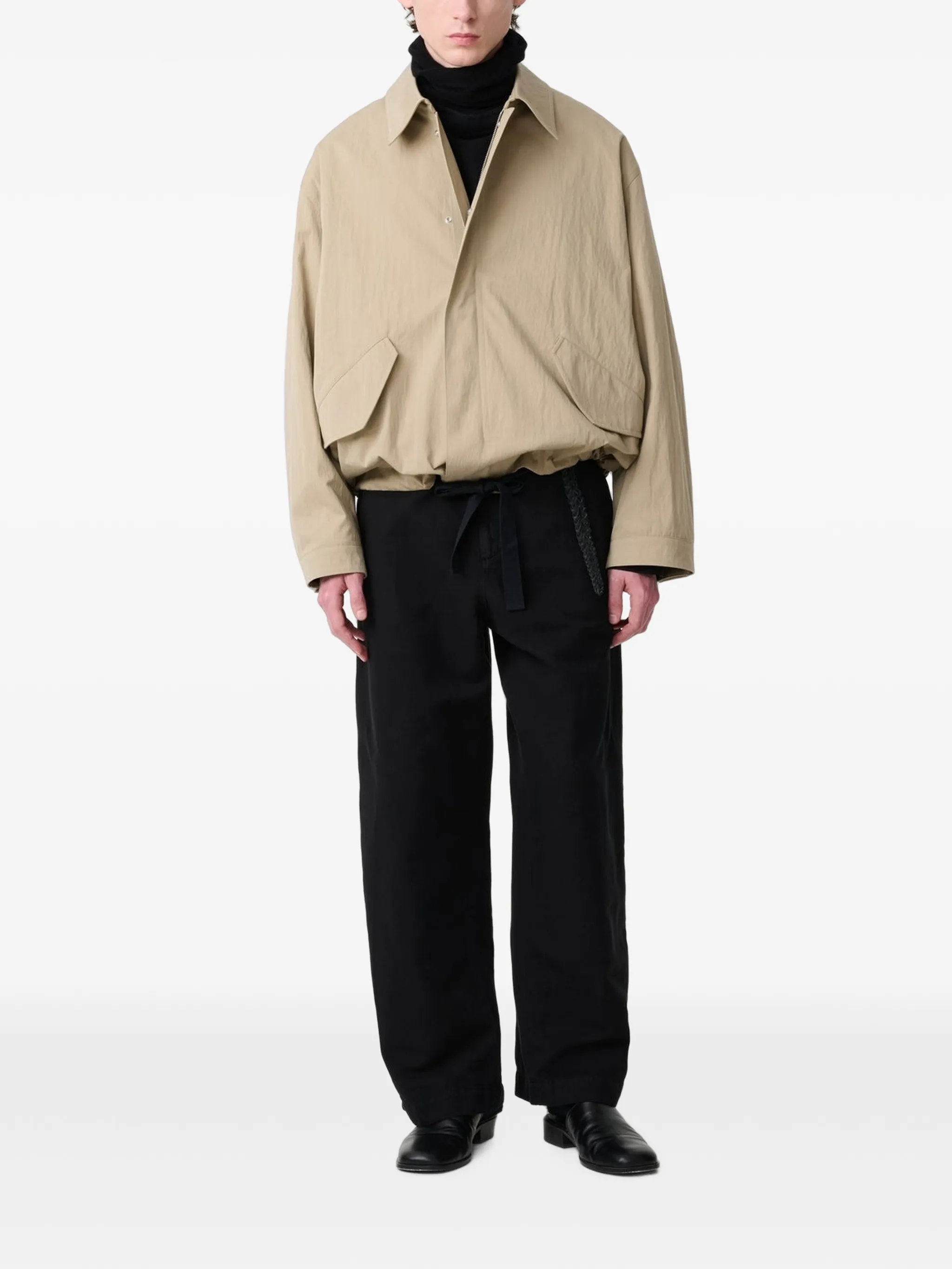 Comba point-collar jacket