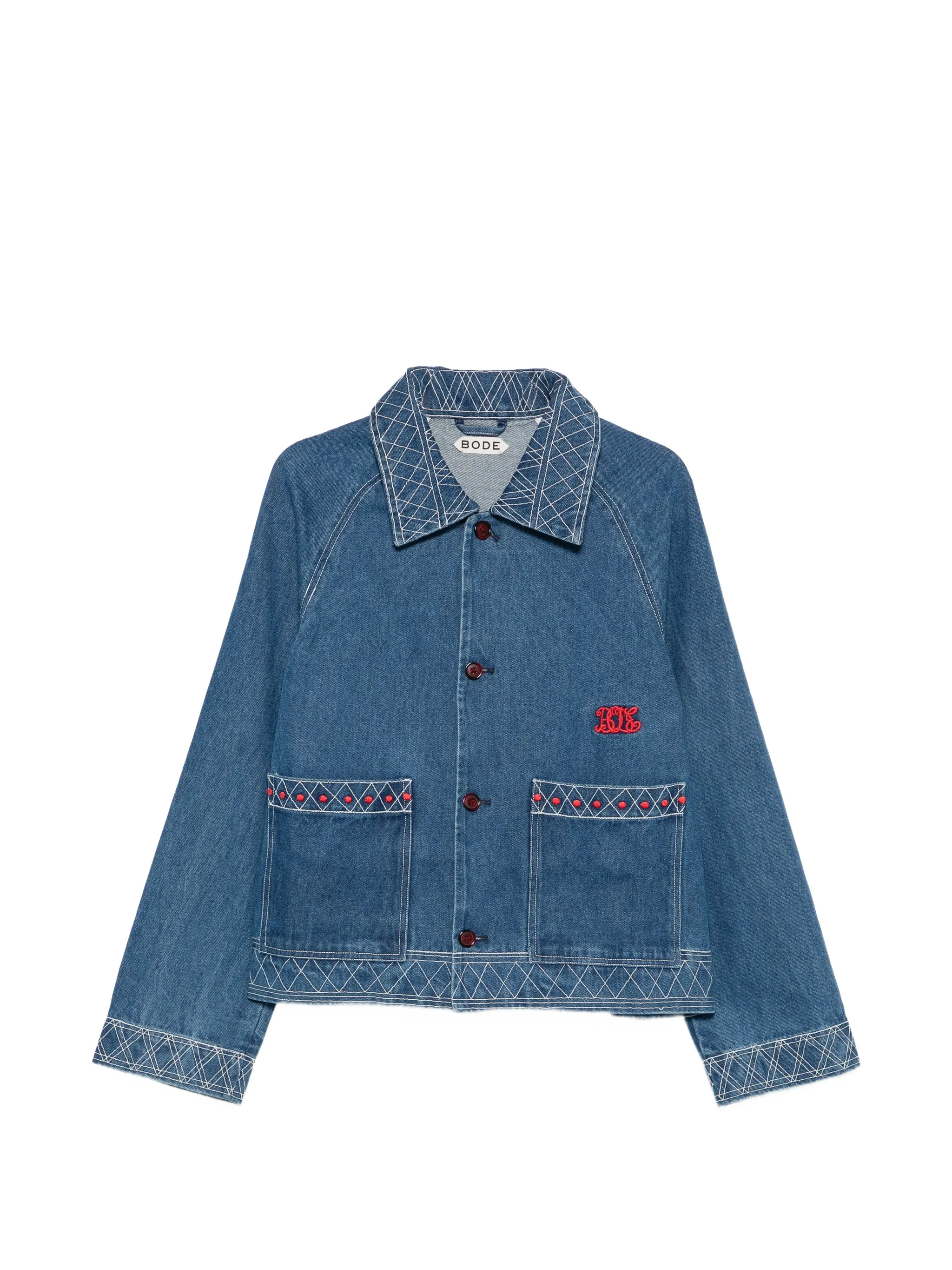 embroidered denim jacket