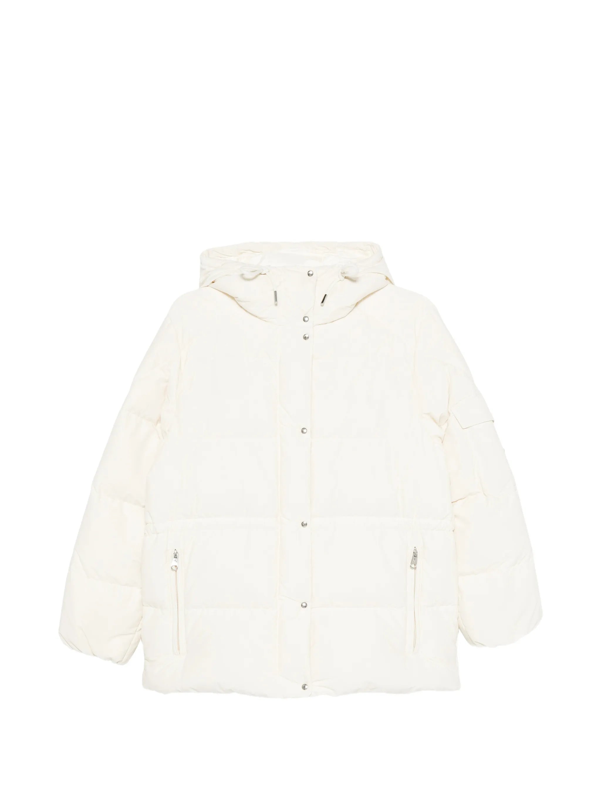Himalaya hooded short down jacket