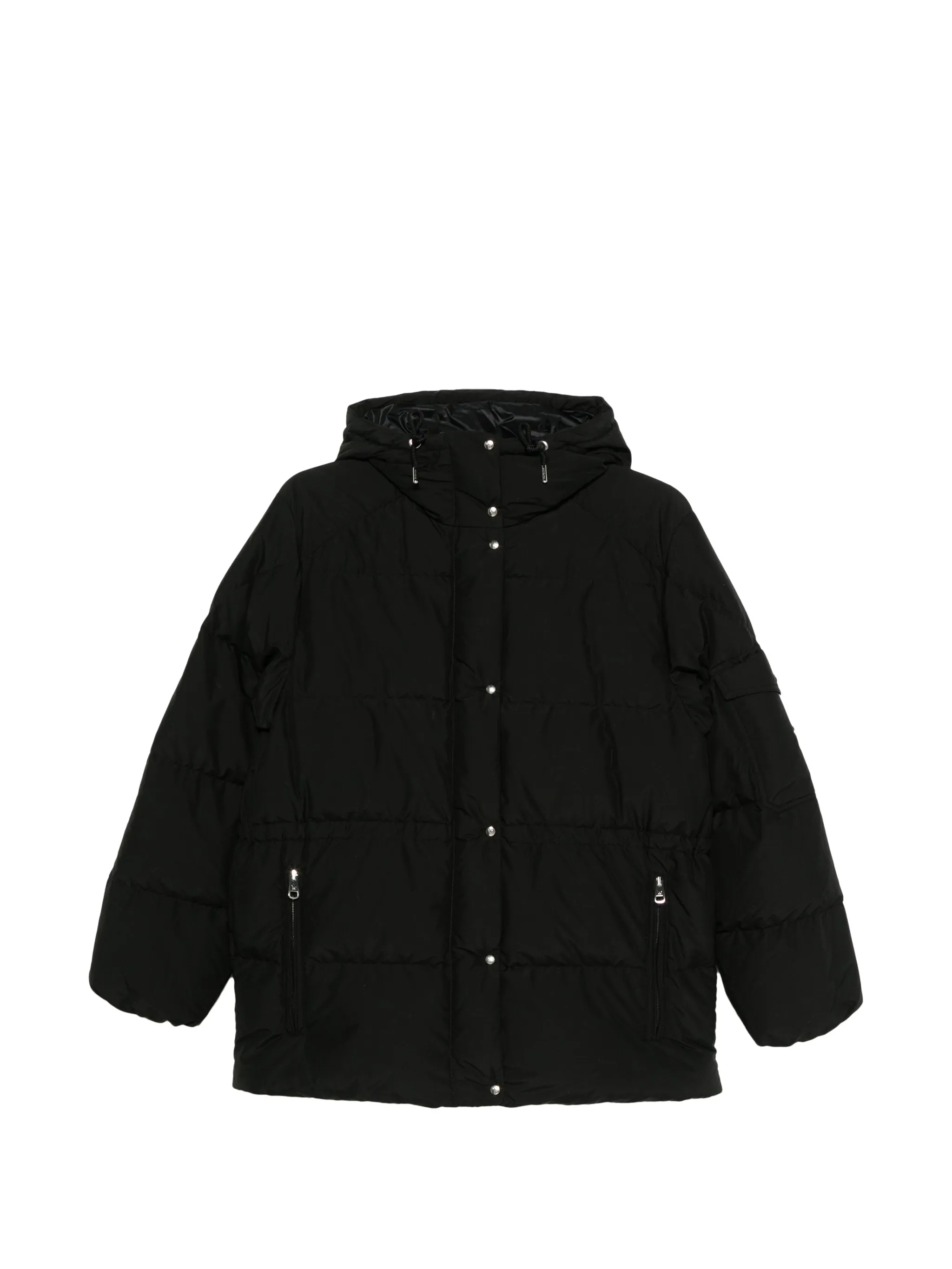 Himalaya hooded short down jacket