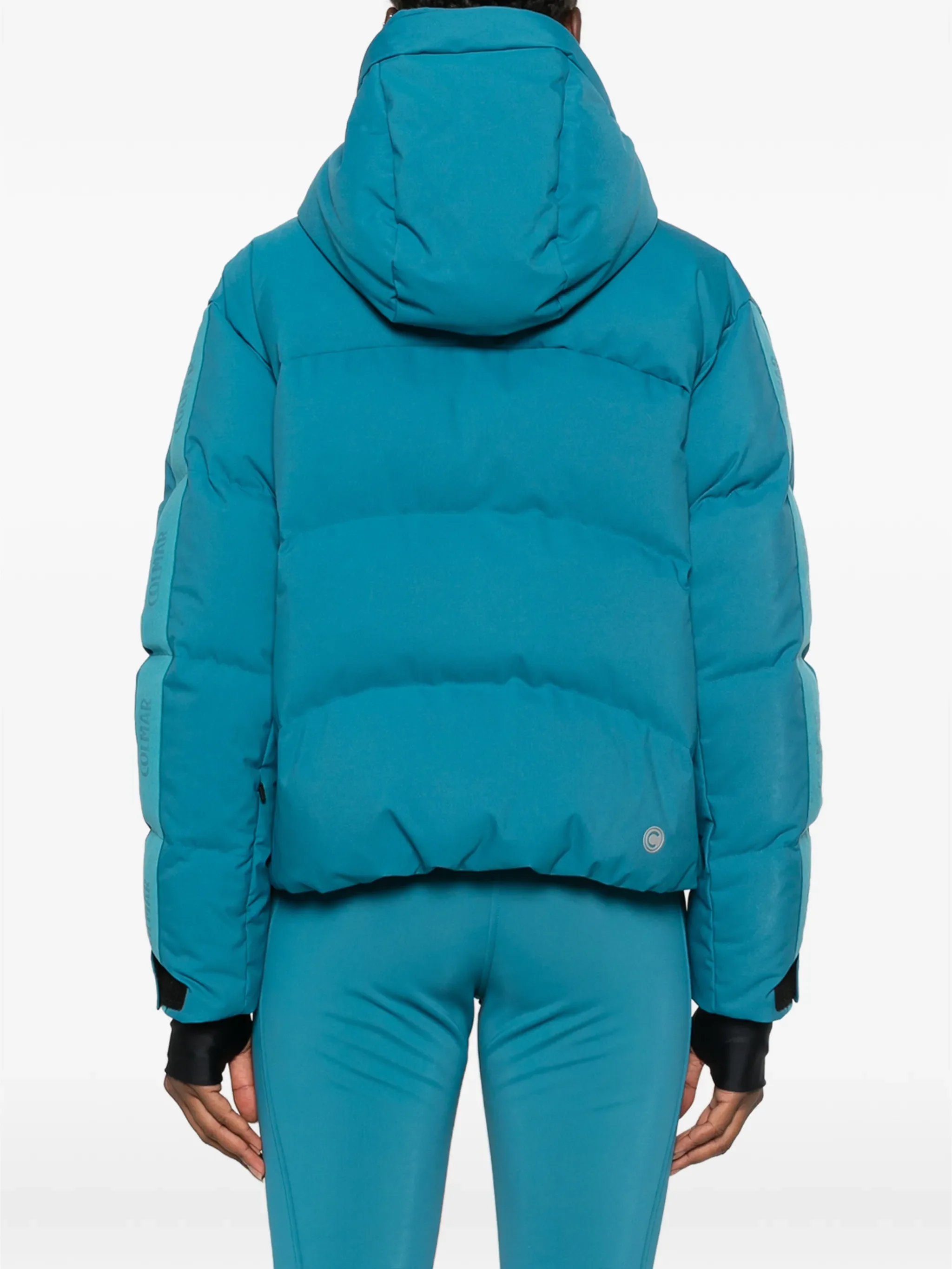 quilted hooded jacket