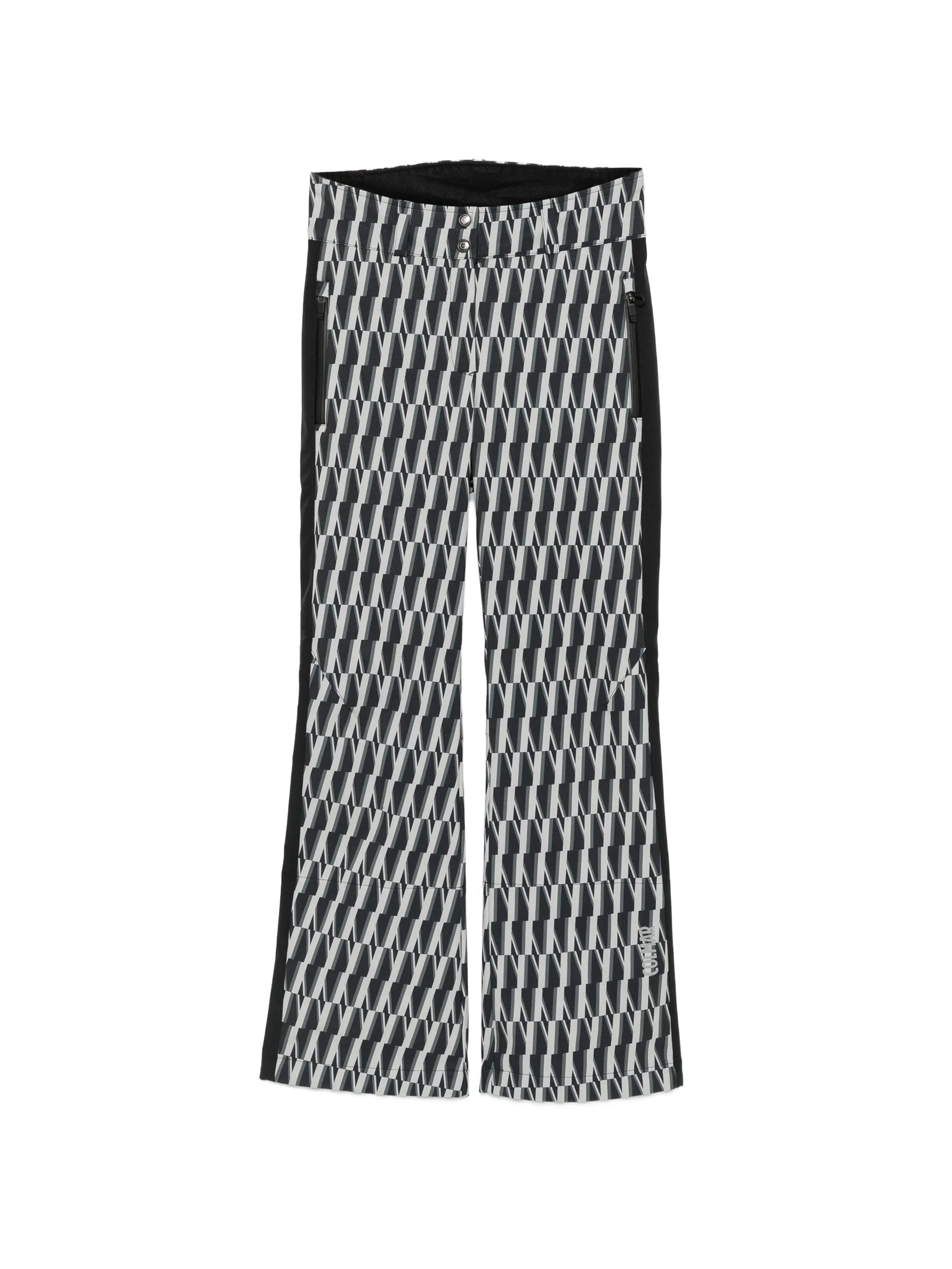 printed ski pants
