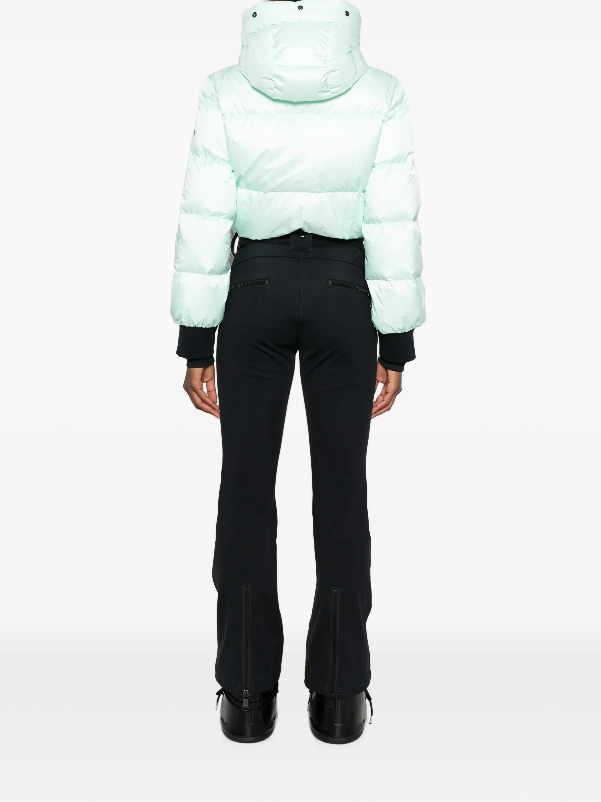 Sayaka hooded puffer ski suit