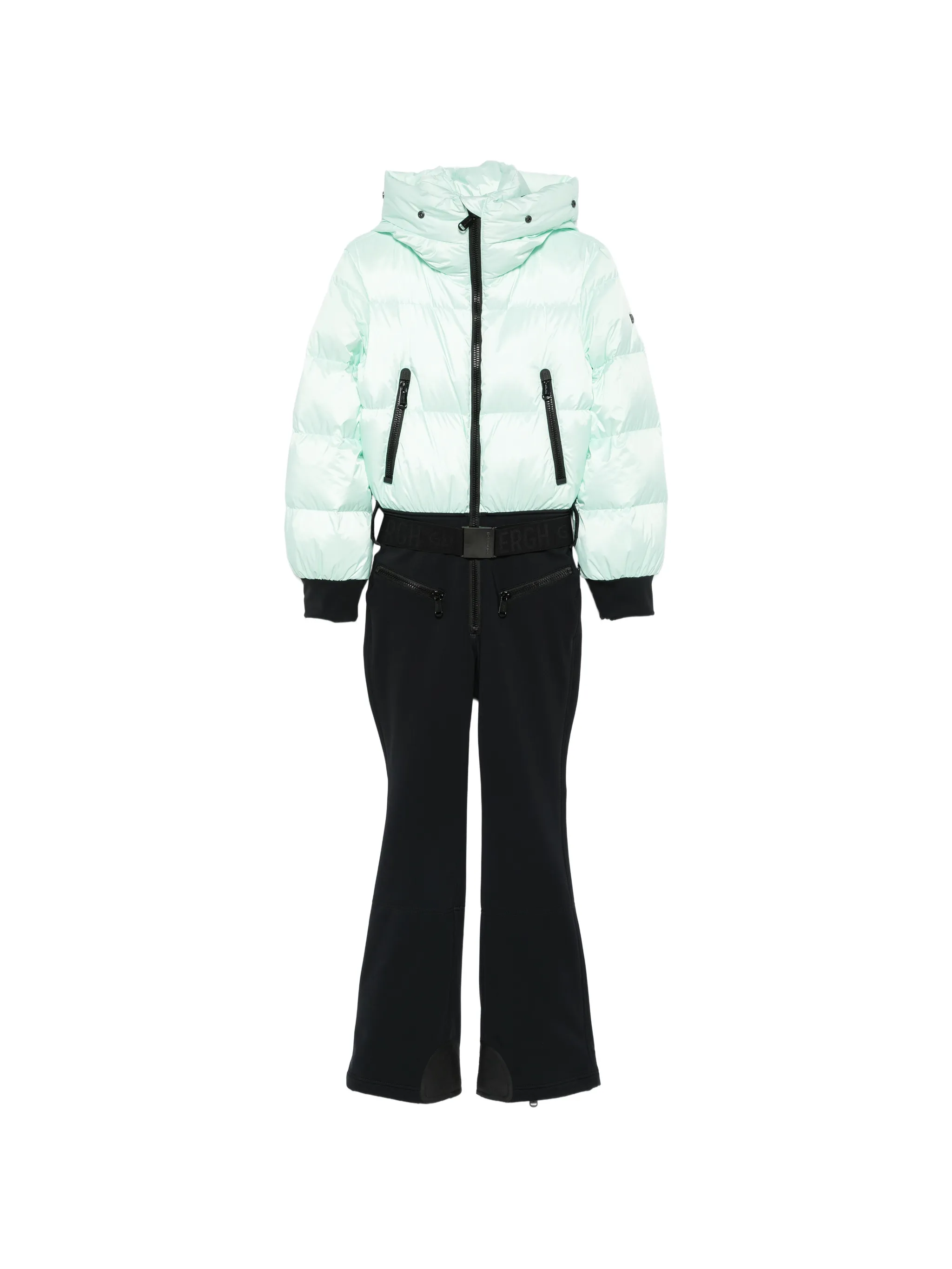 Sayaka hooded puffer ski suit