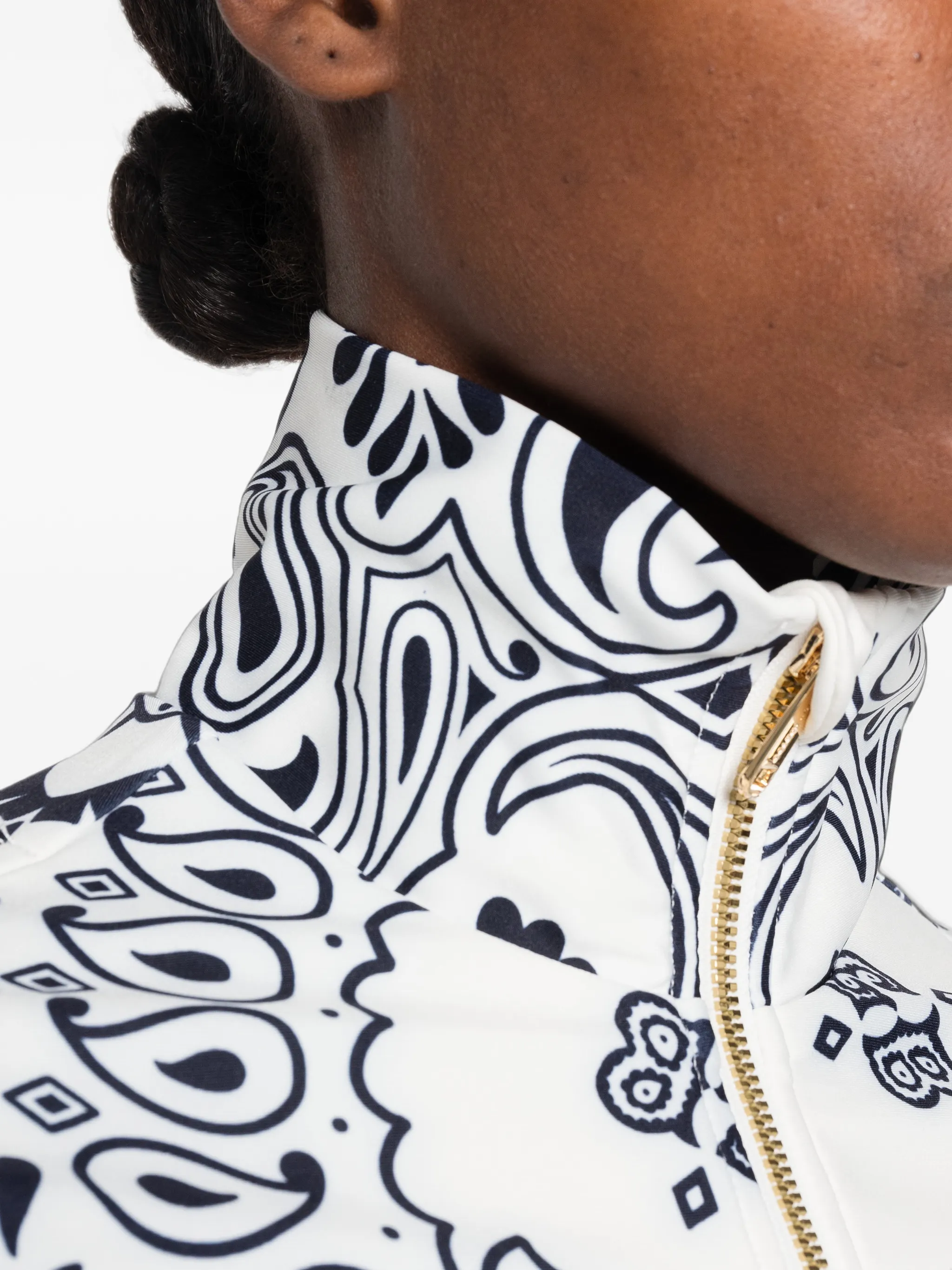Toriko bandana-print top