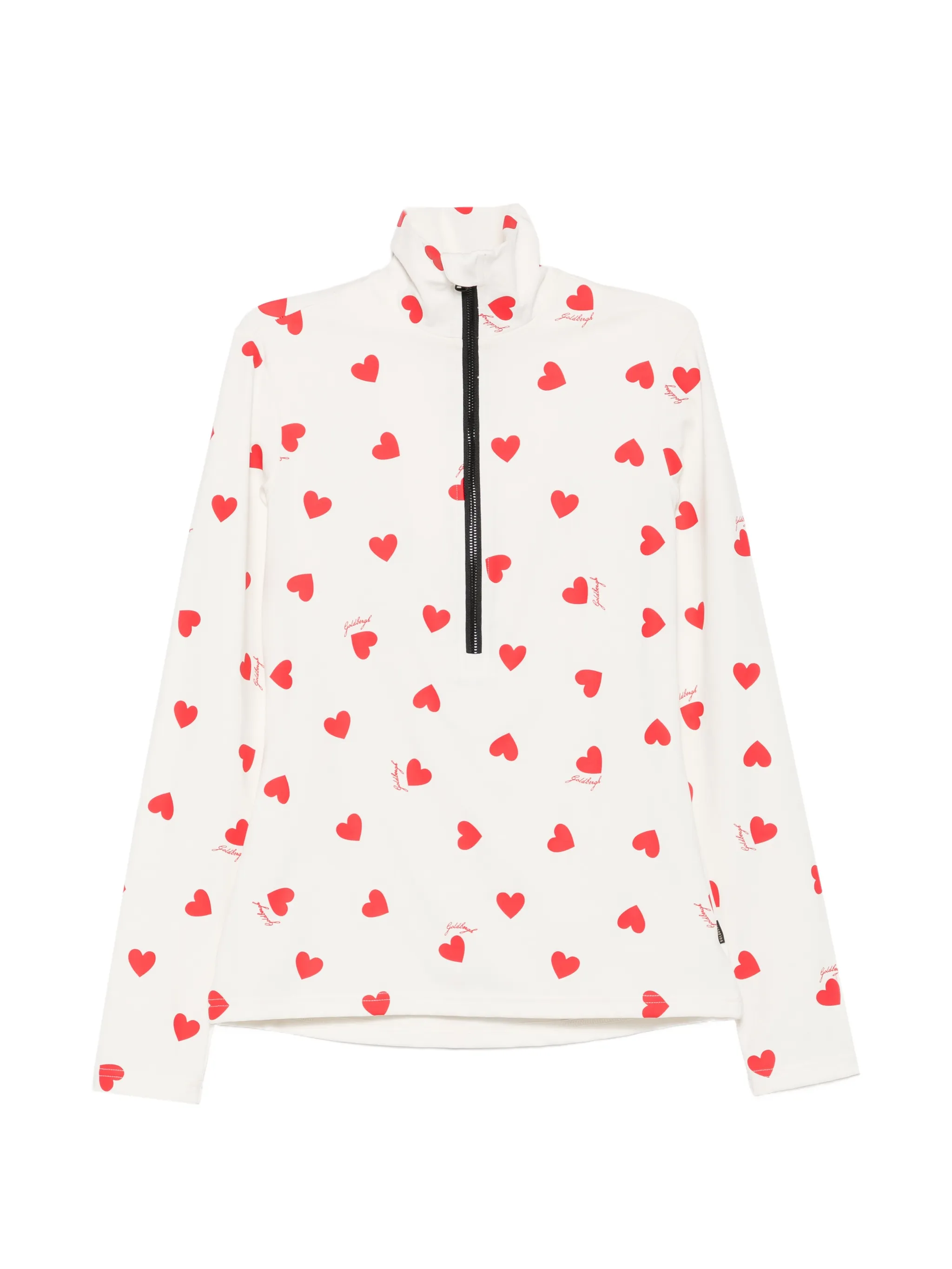 Aimi heart-print top