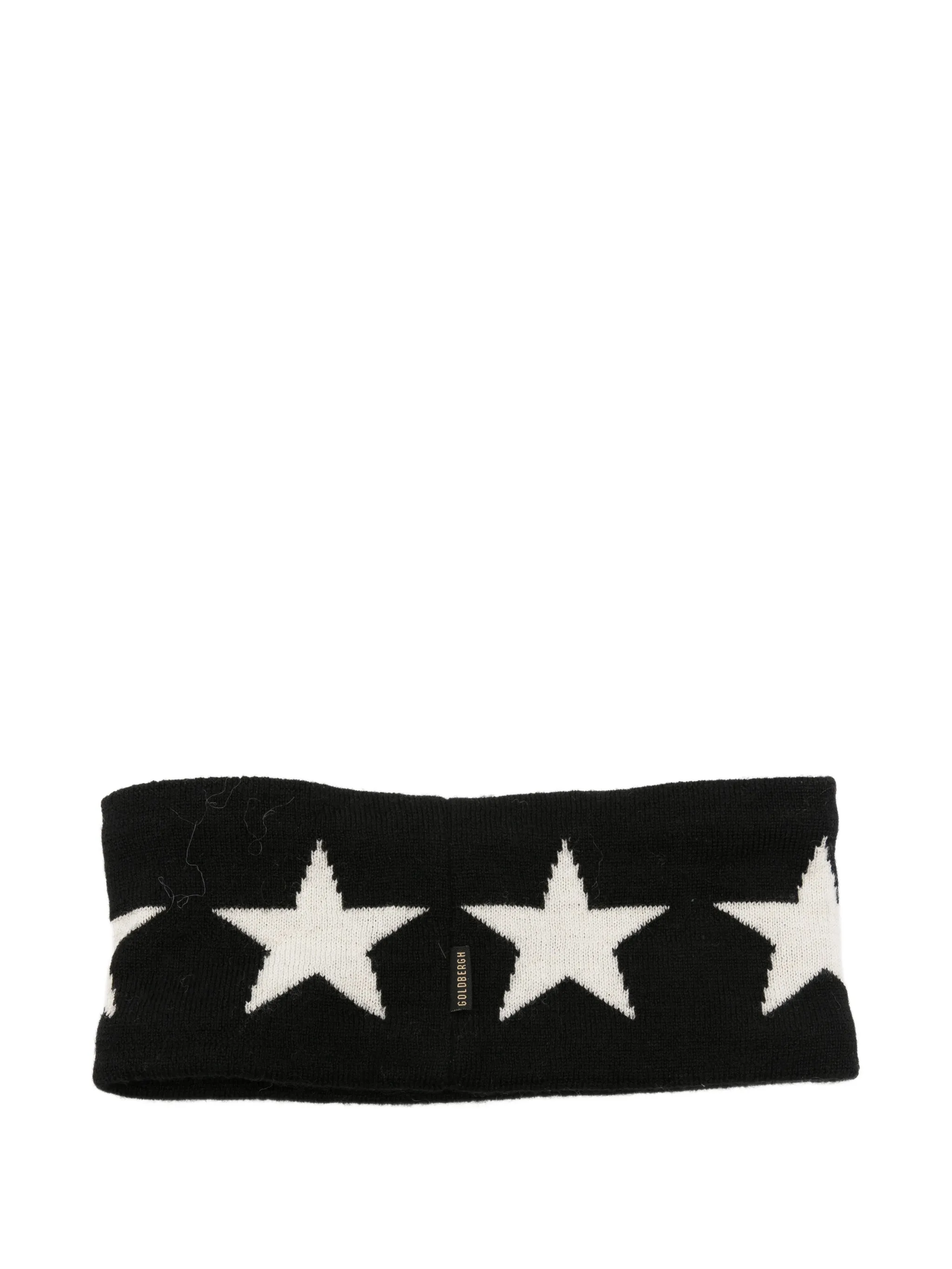 Cosmic star-intarsia headband