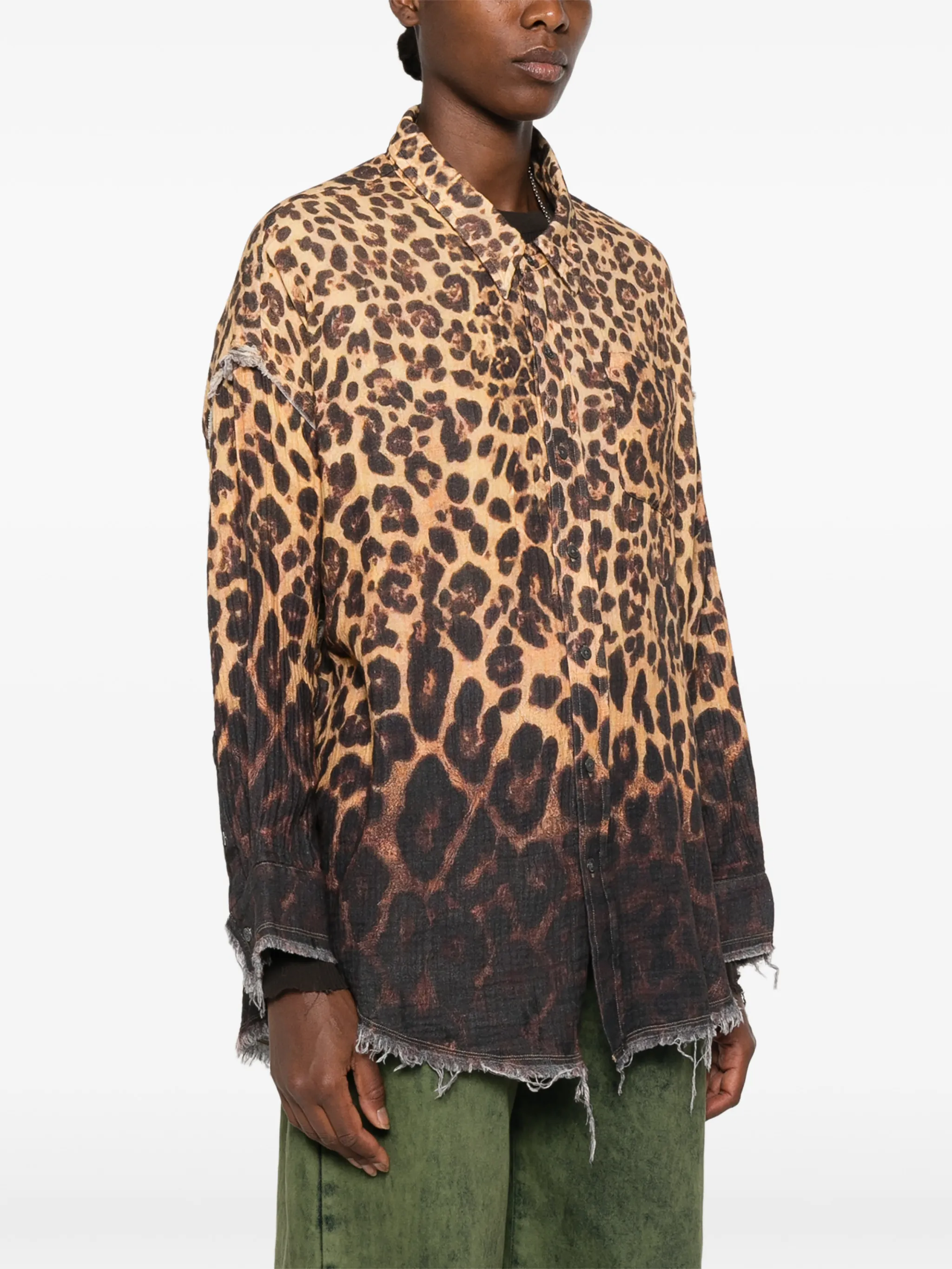 leopard-print shirt