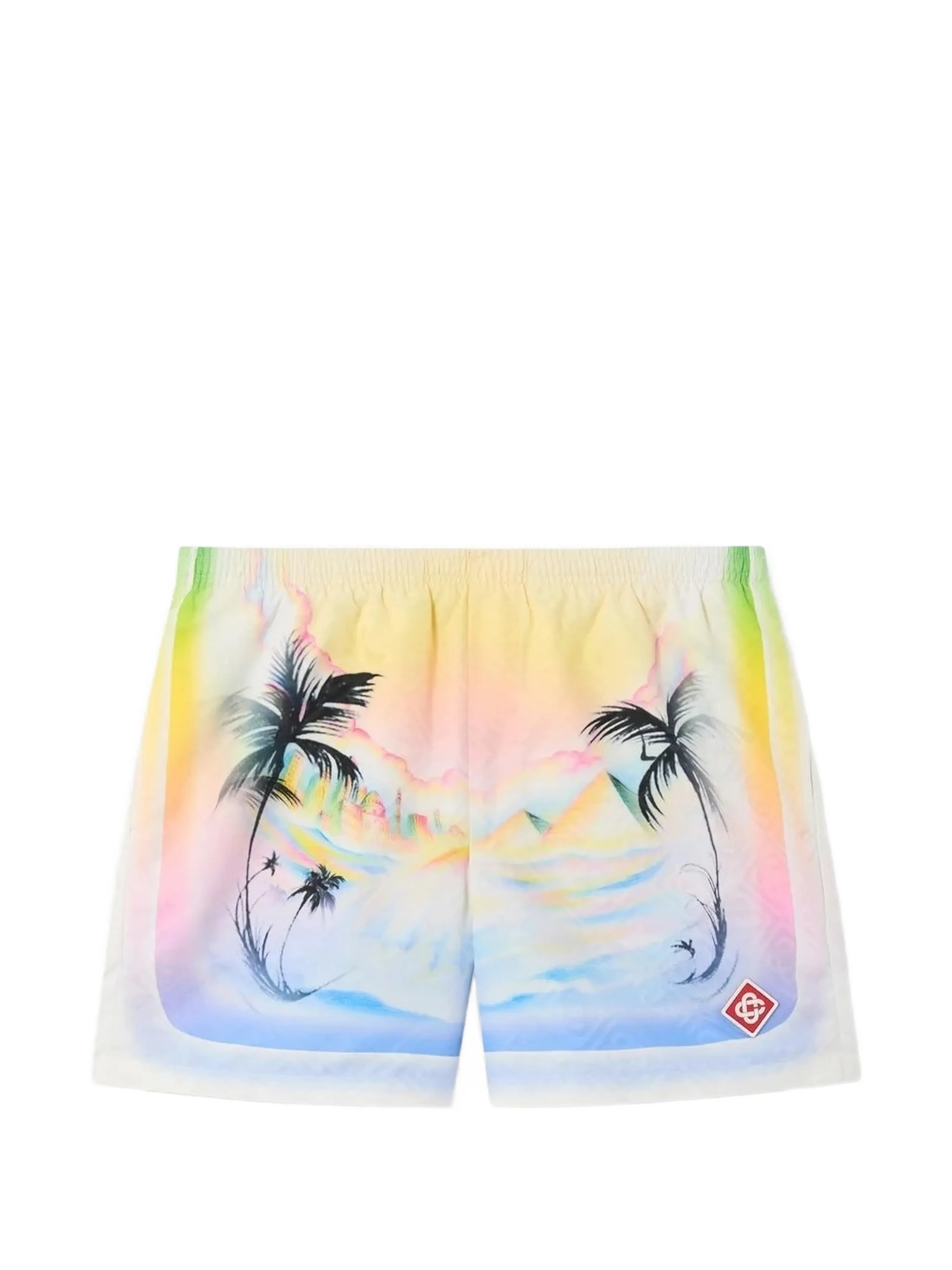multicolour Airspray jacquard swim shorts