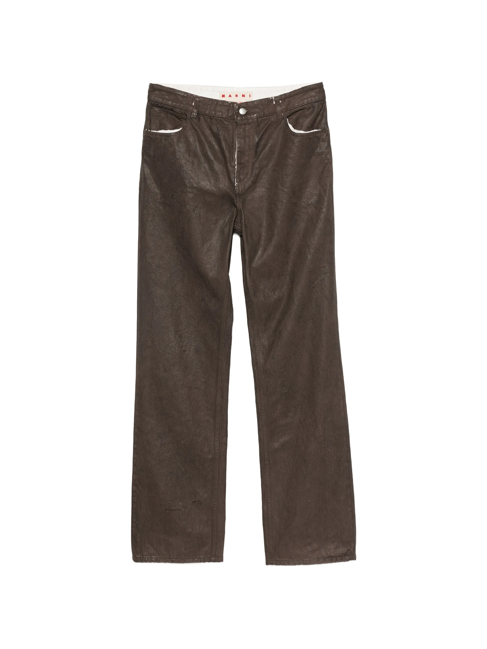coated jeans