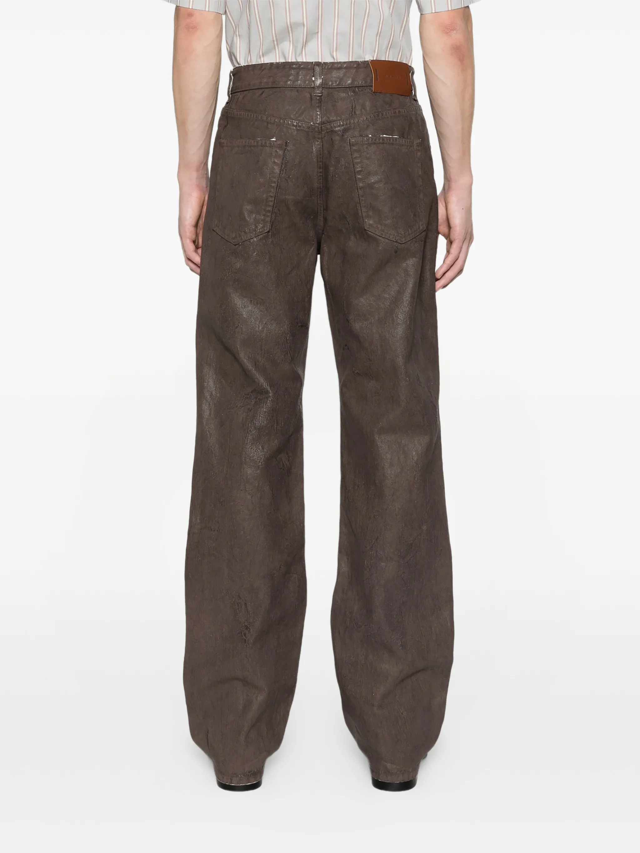 coated jeans