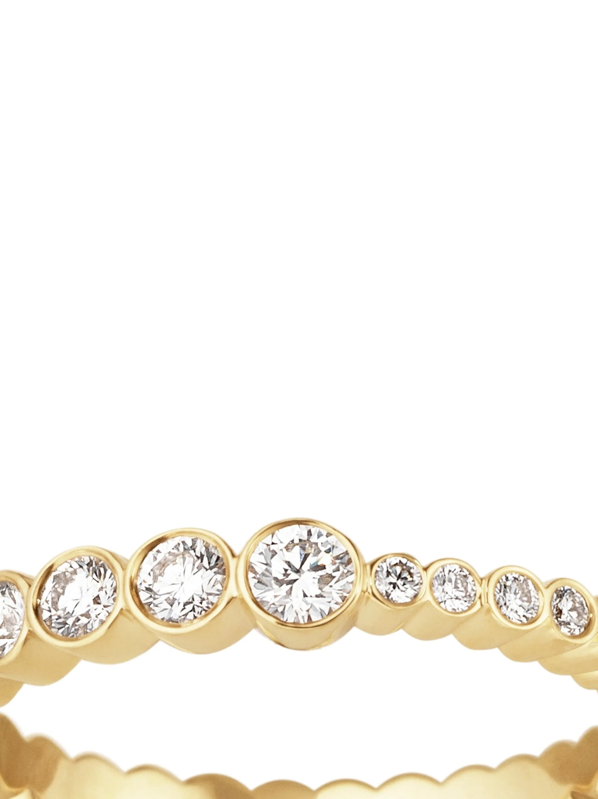 Ensemble Croissant  diamond ring