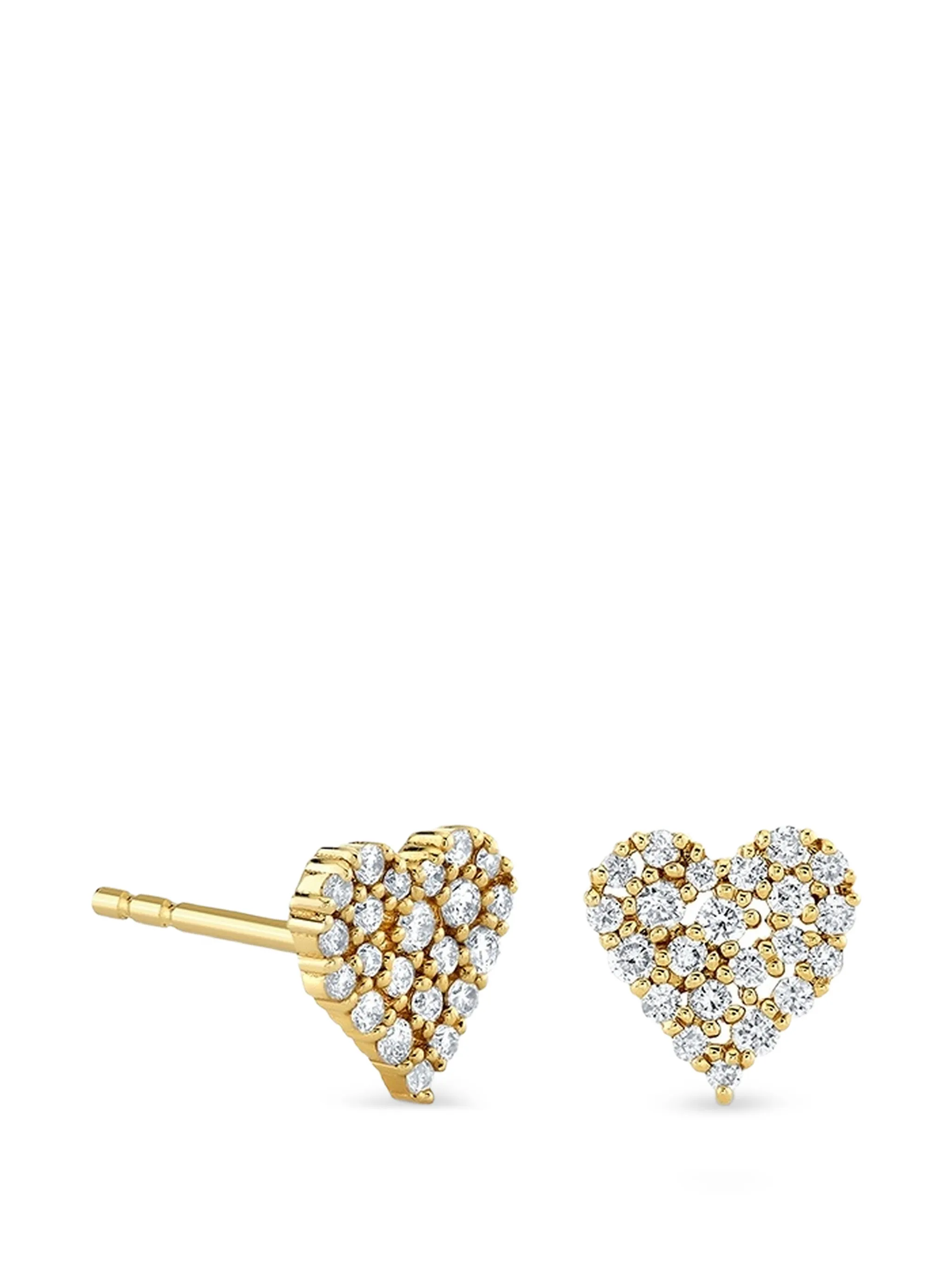 Cocktail Heart diamond stud earrings