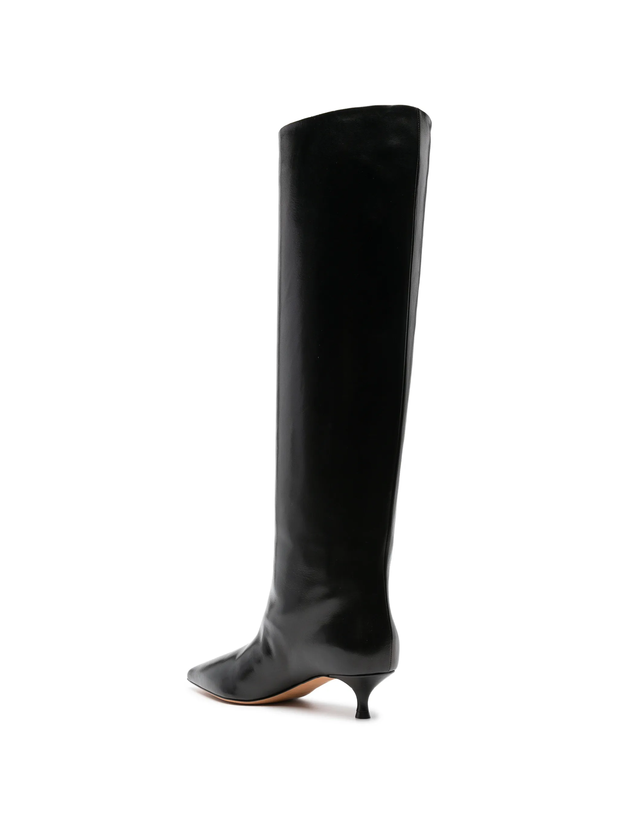Babouche leather boots