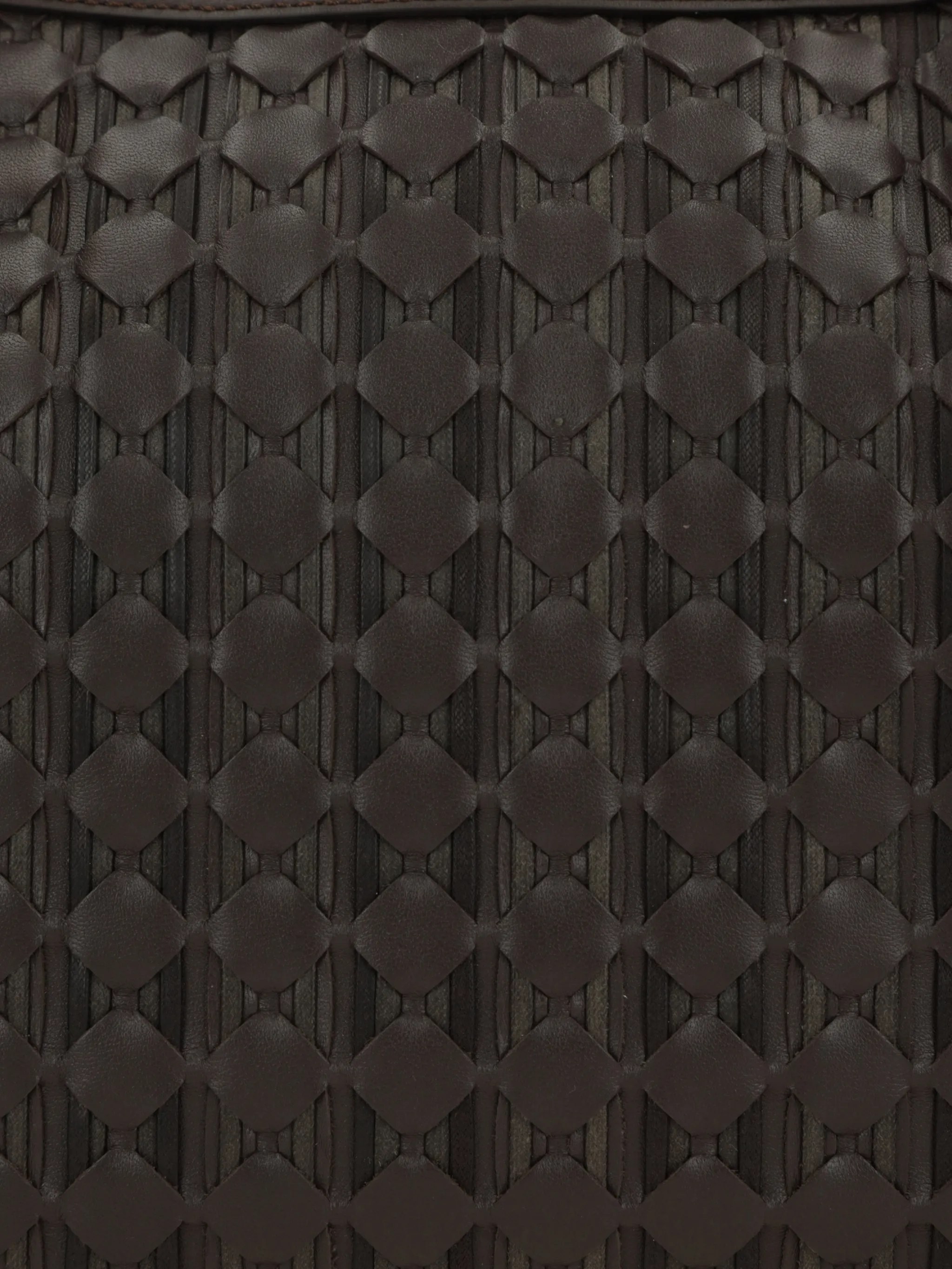small Mosaico woven leather tote bag