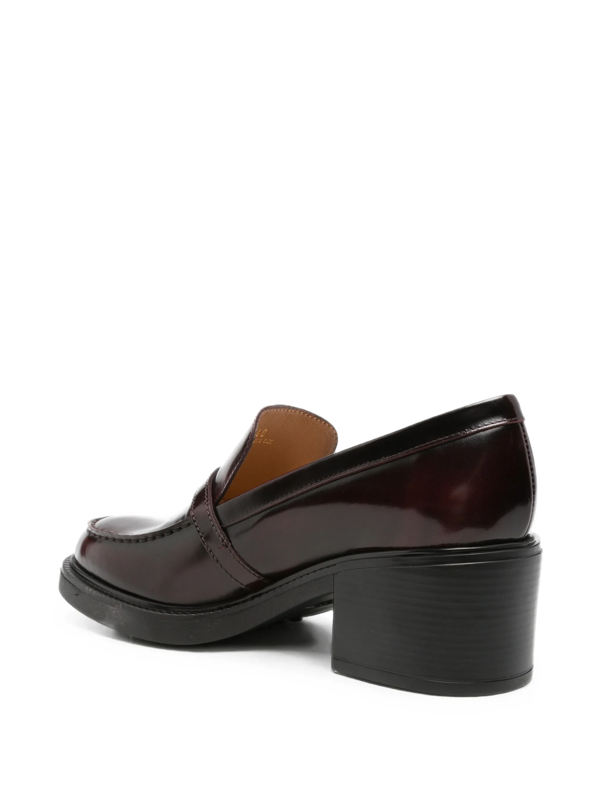 T Timeless leather heeled pumps