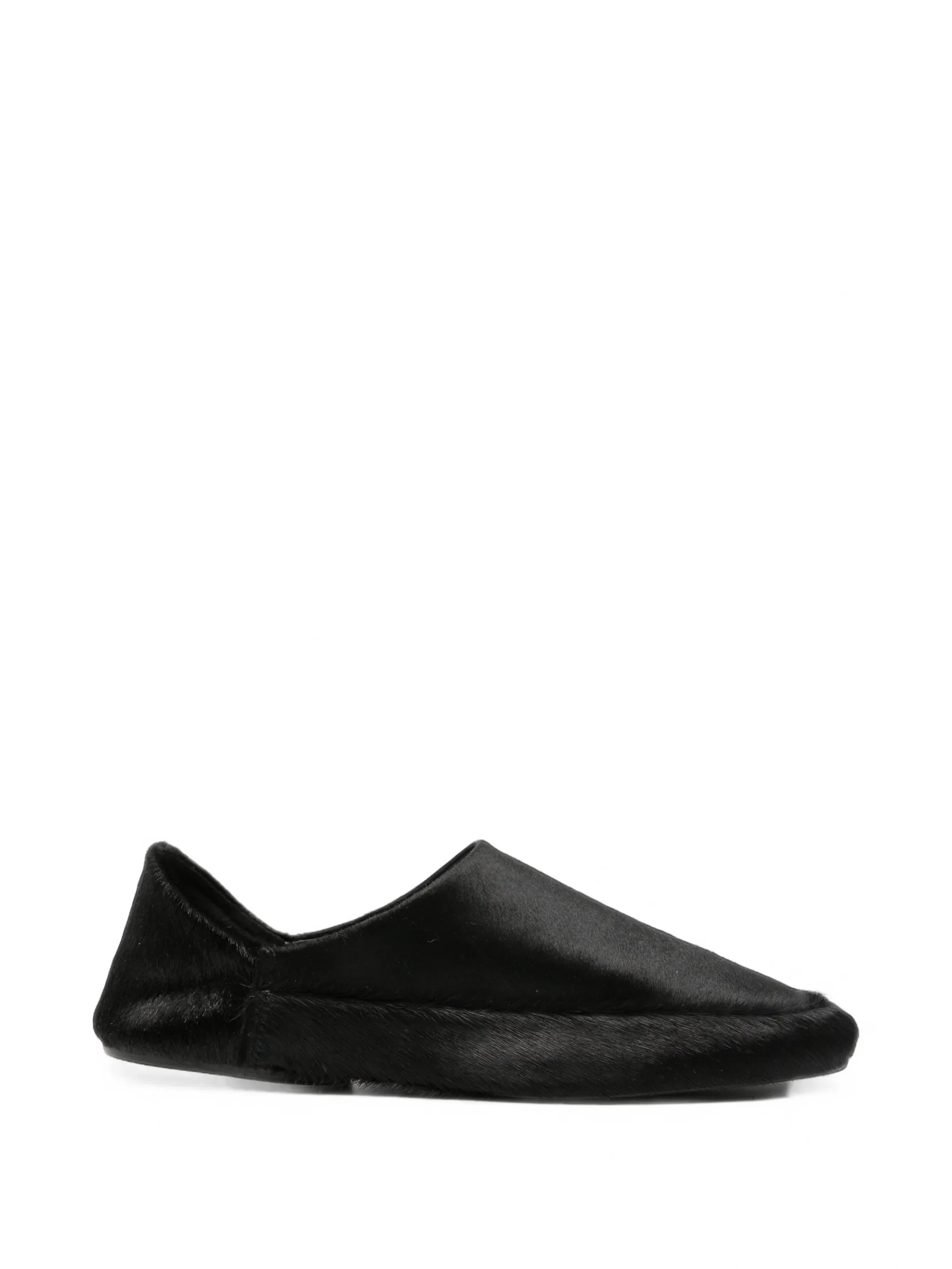Floor pony hair slippers
