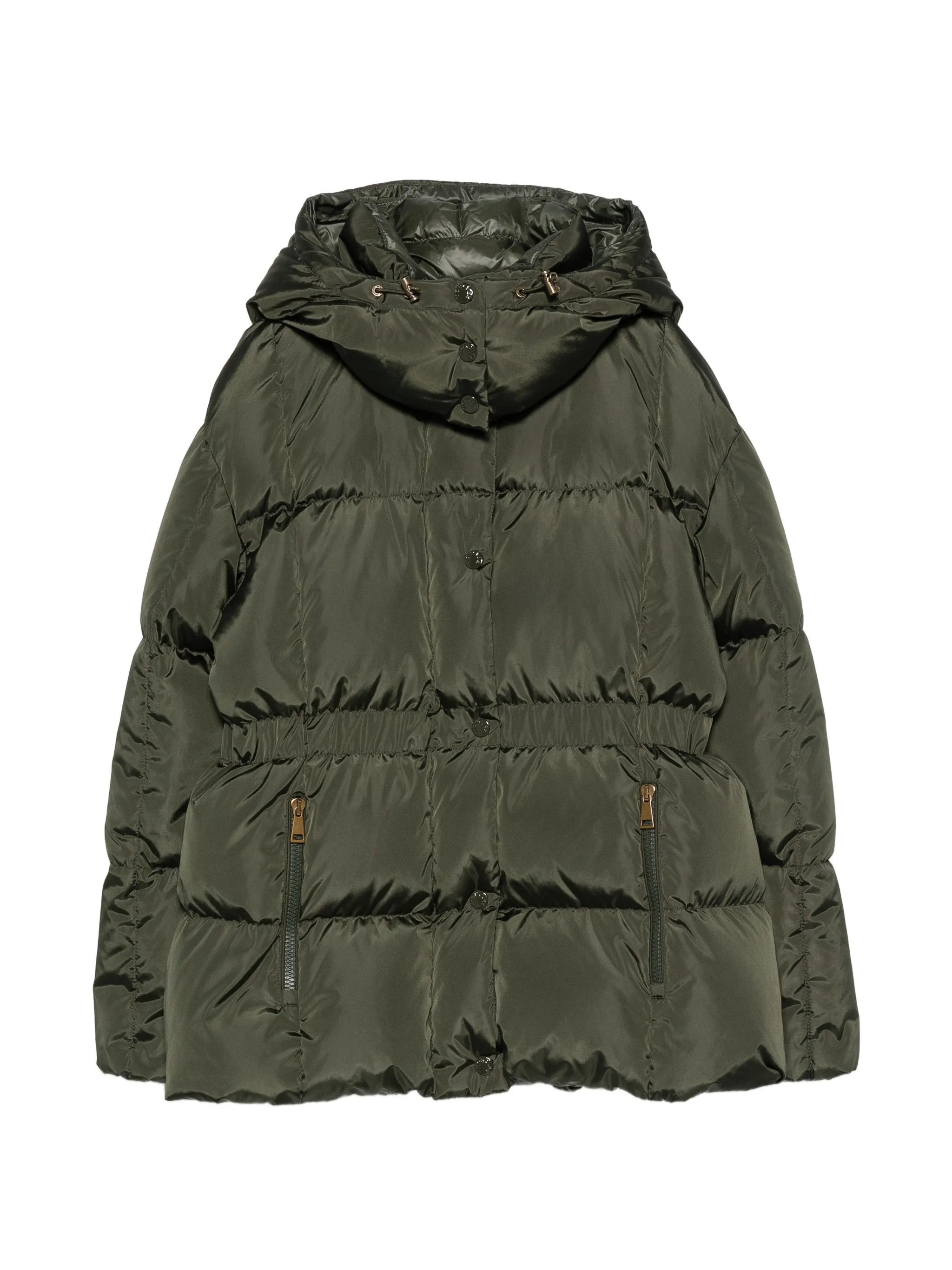 Agneux hooded short down jacket
