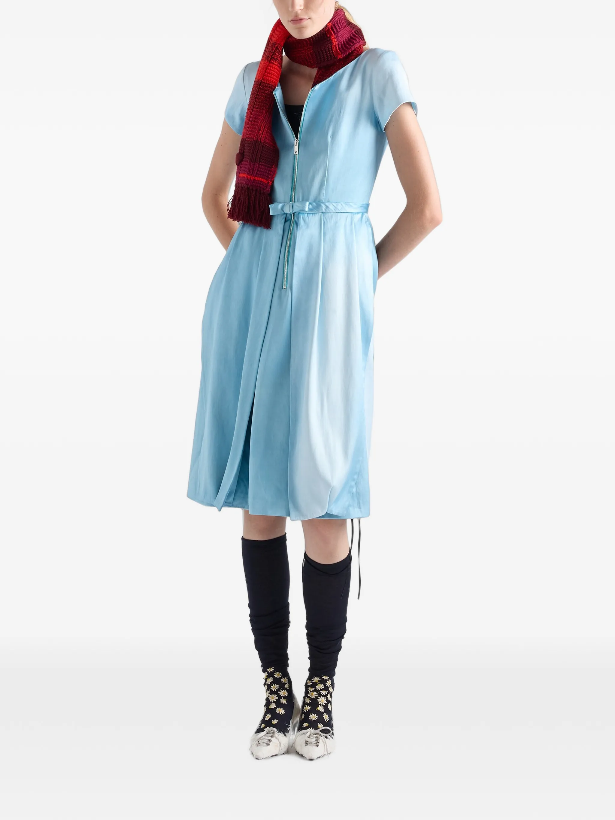 washed silk-duchesse dress