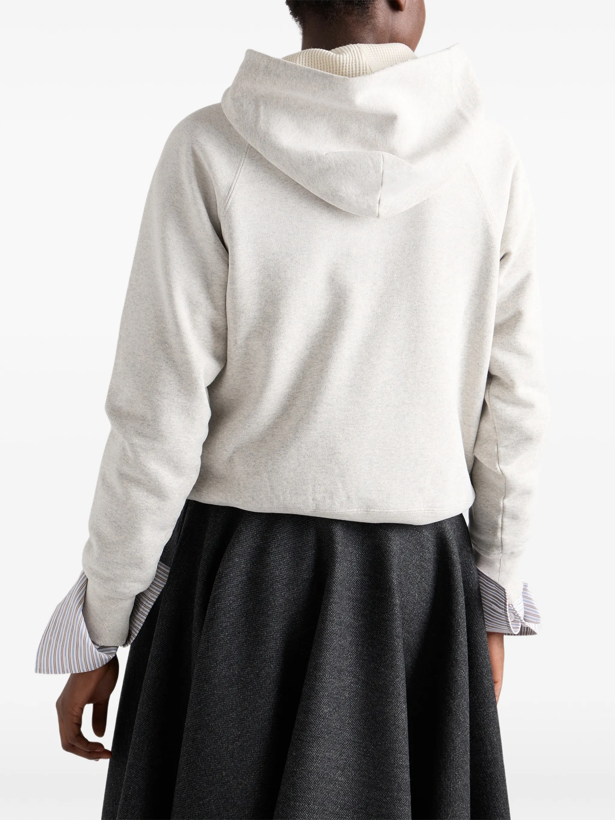 logo-print hoodie