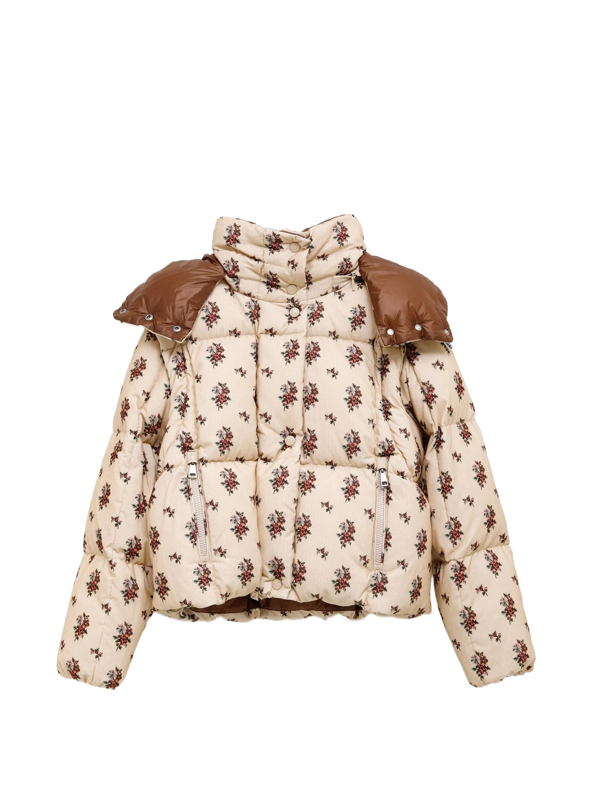 Torcol floral-print puffer jacket