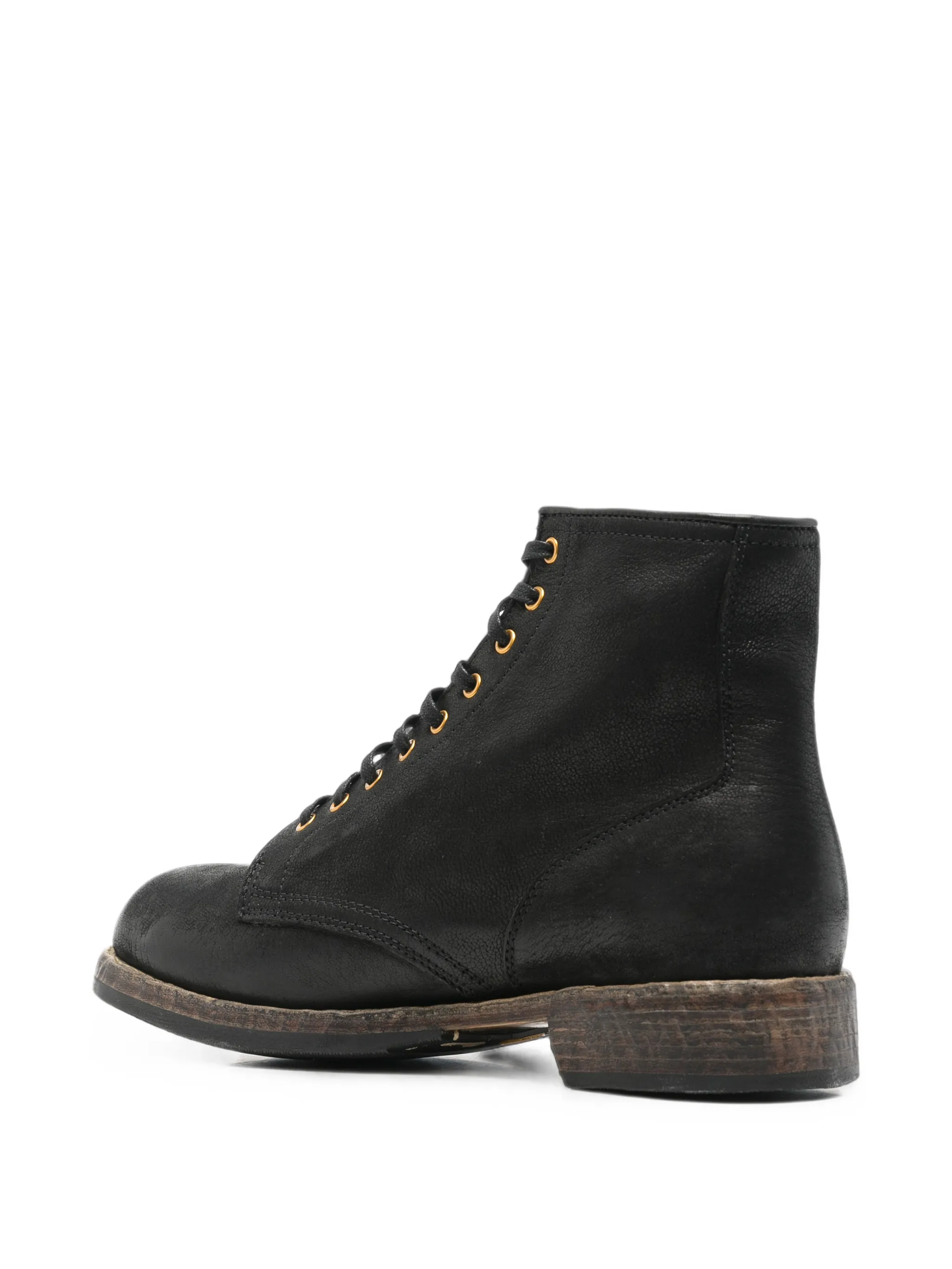 lace-up leather boots