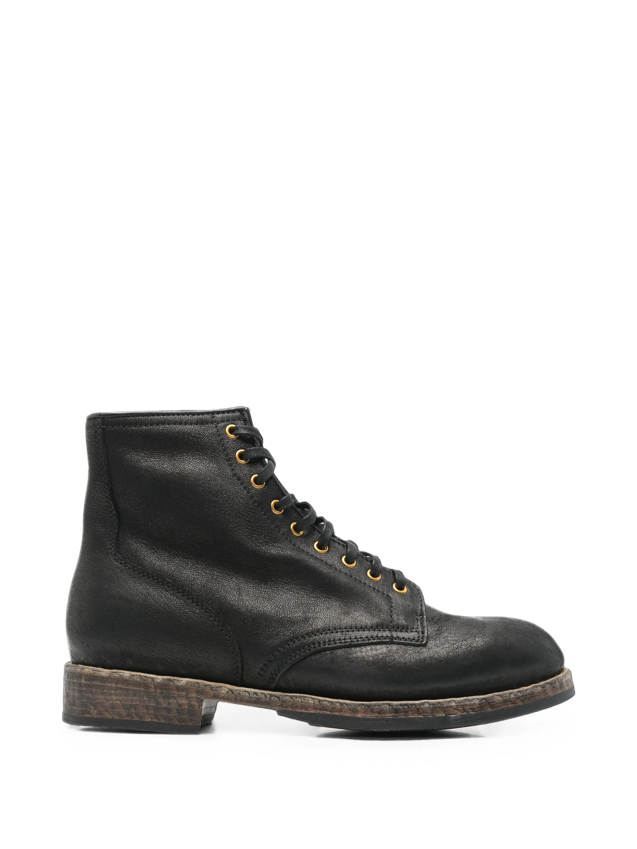 lace-up leather boots