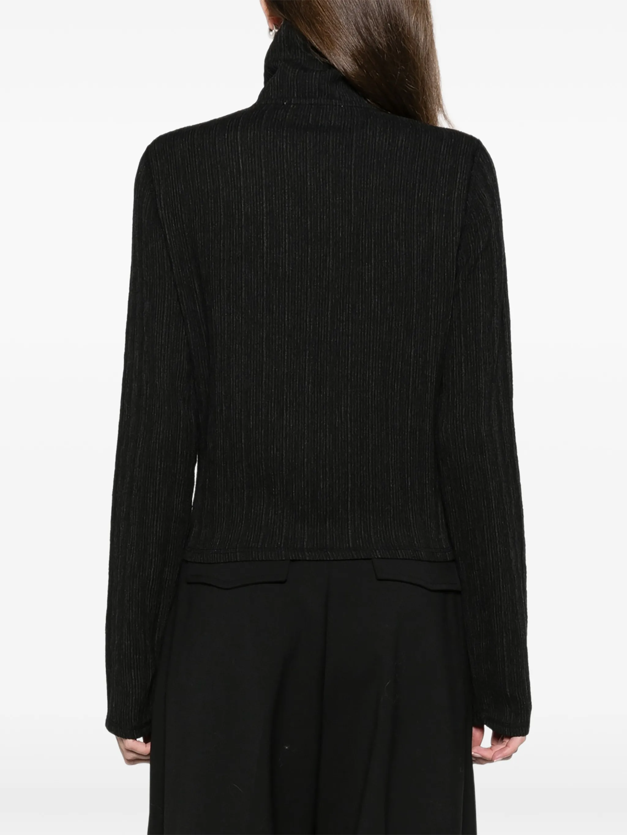 slim zip longsleeve jacket
