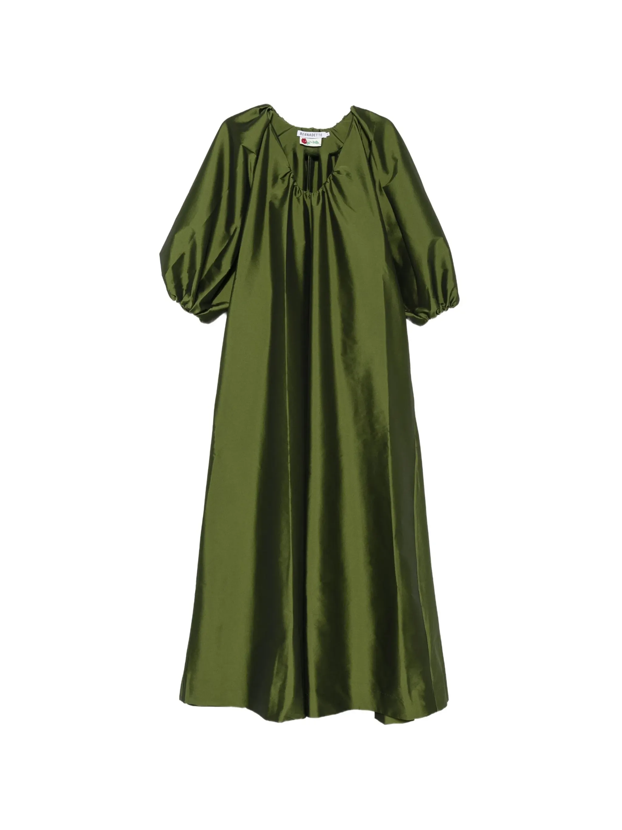 George puff-sleeve maxi dress