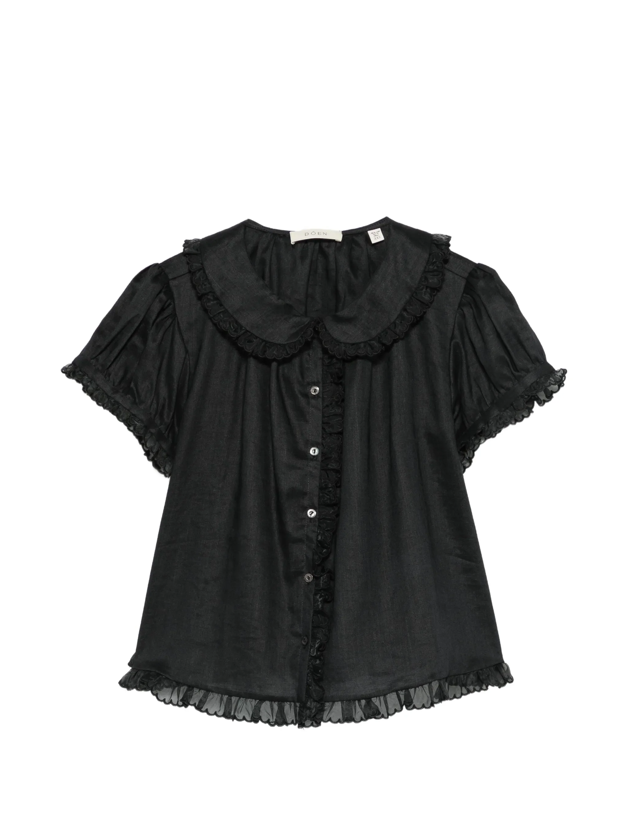 Karina ruffled top