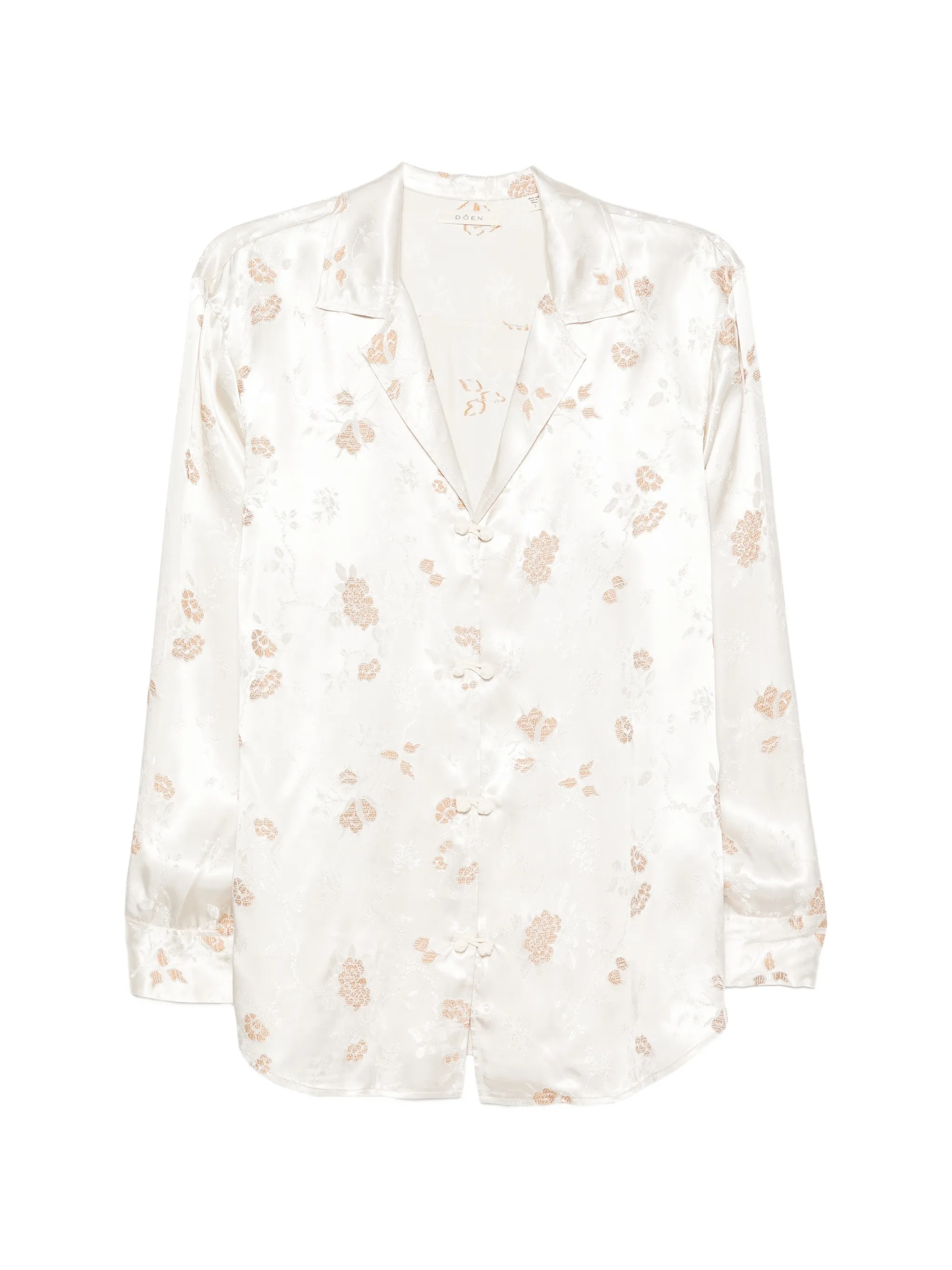 Maurise floral-jacquard shirt