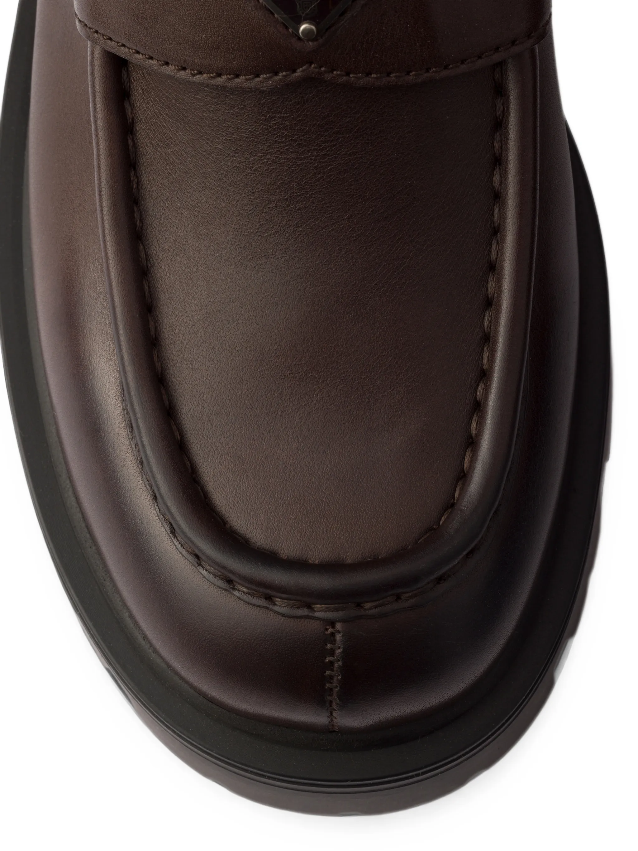 leather loafers