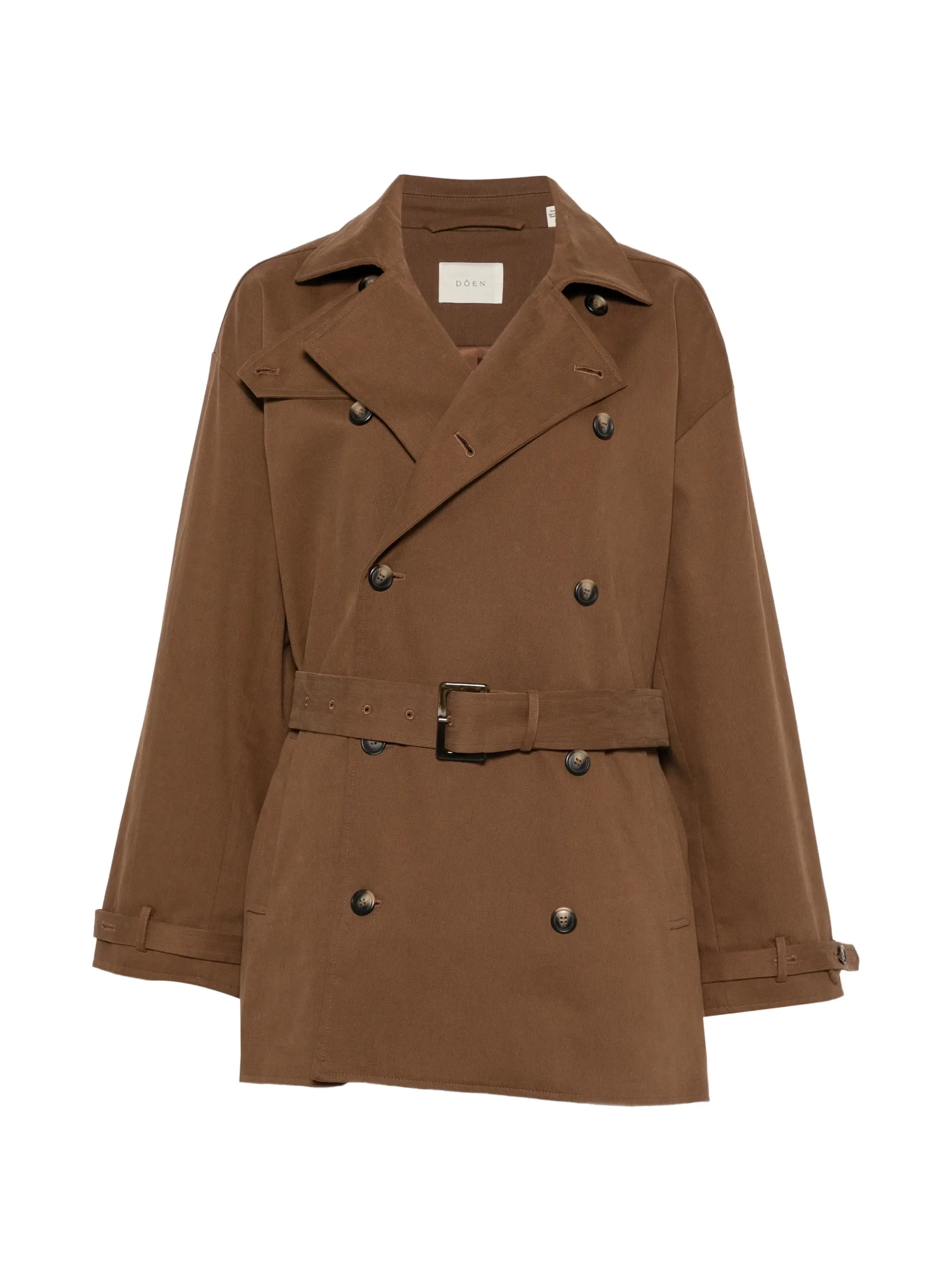Wolfe double-breasted trench coat