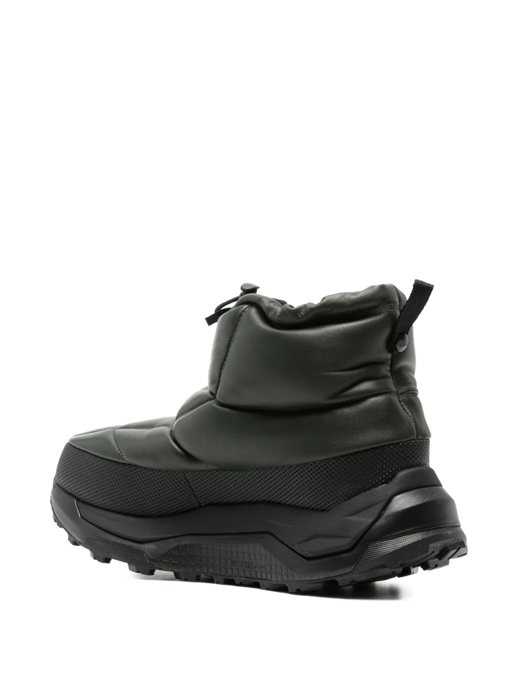 leather pack bootie hybrid