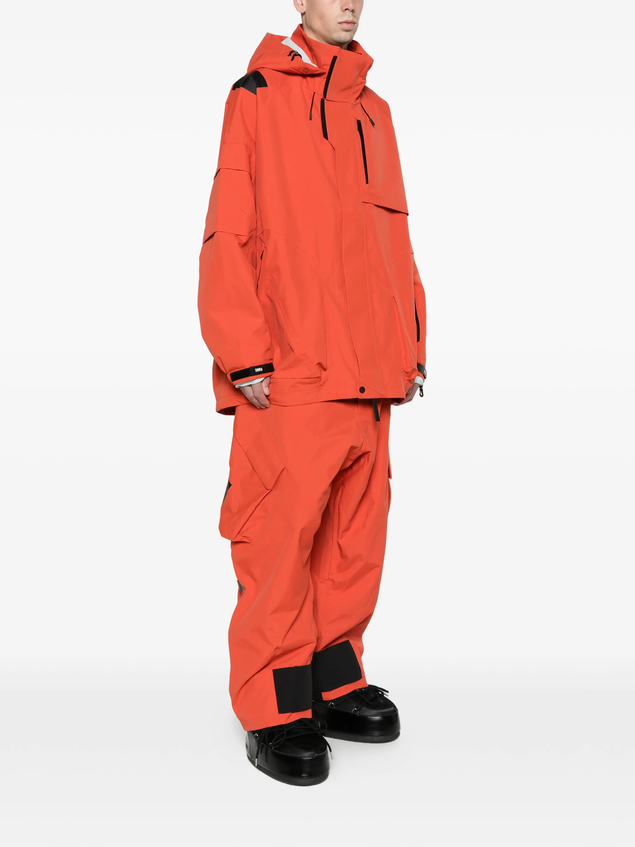 Catalyst OS shell cargo pants red ochre