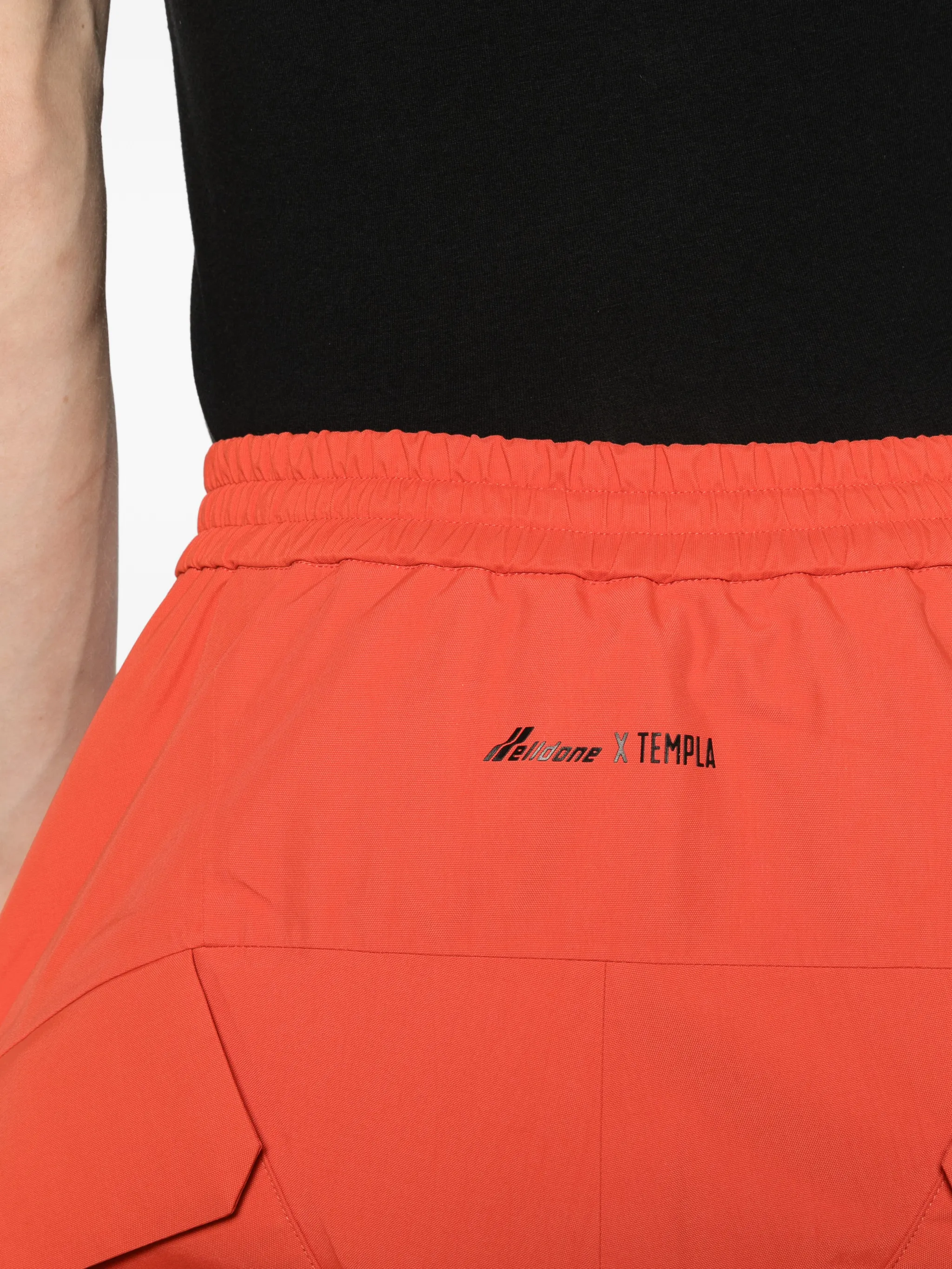 Catalyst OS shell cargo pants red ochre