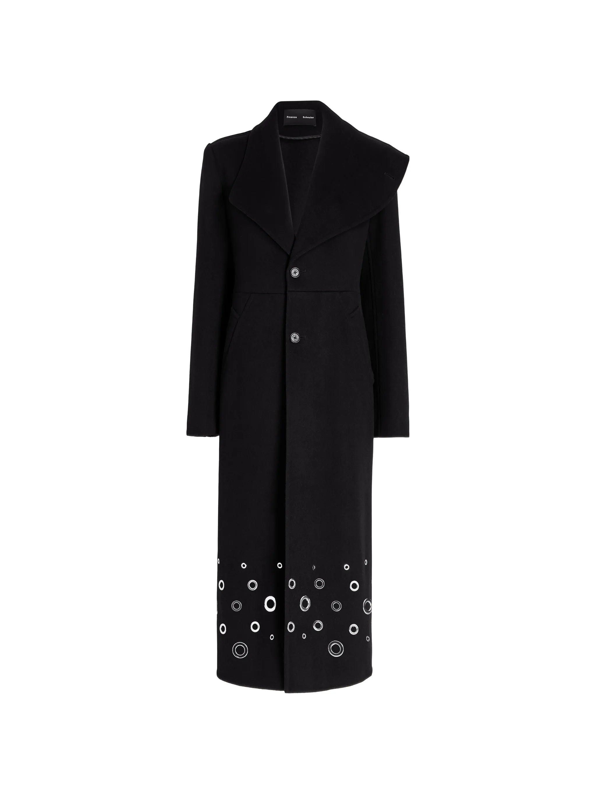 Alix coat in compact melton wool