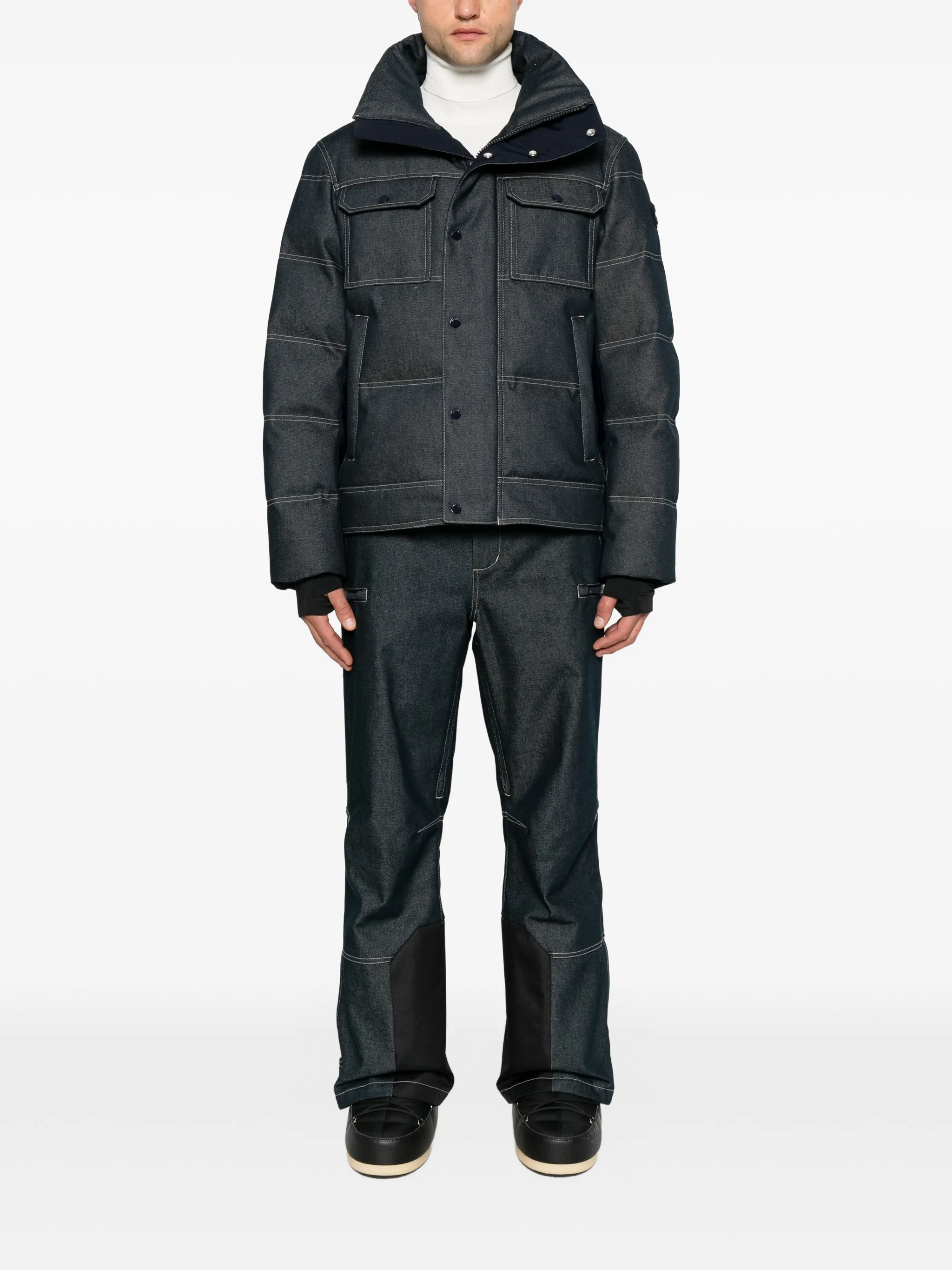 Carlo denim padded jacket