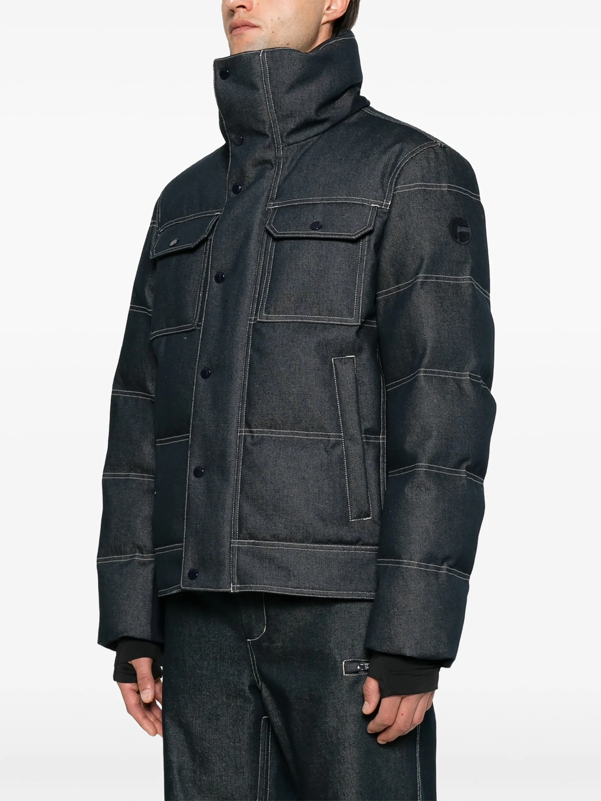 Carlo denim padded jacket