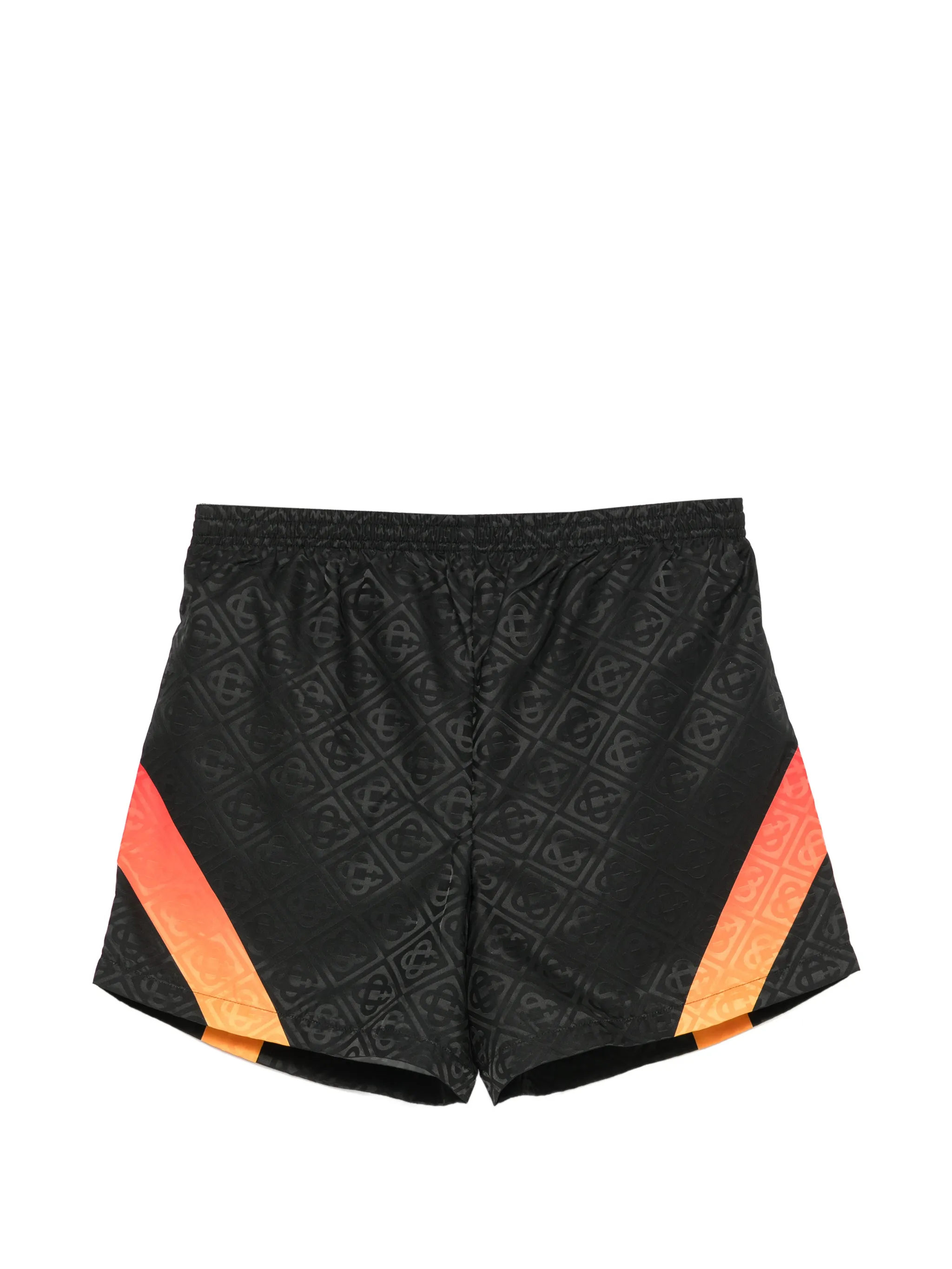 monogram-jacquard swim shorts