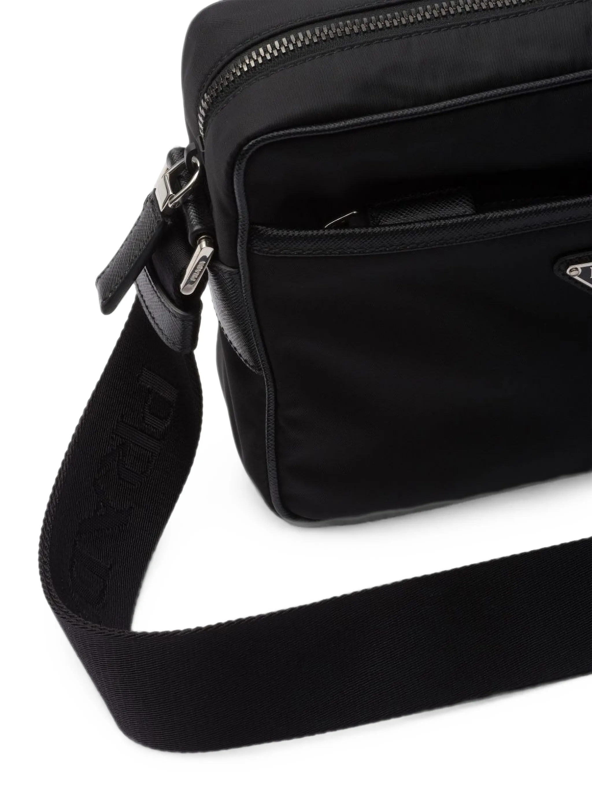 Re-Nylon and Saffiano shoulder bag