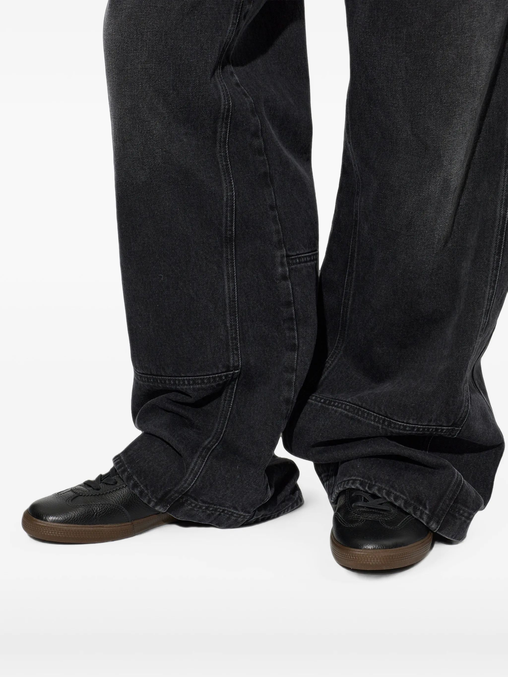 Volley grained leather sneakers