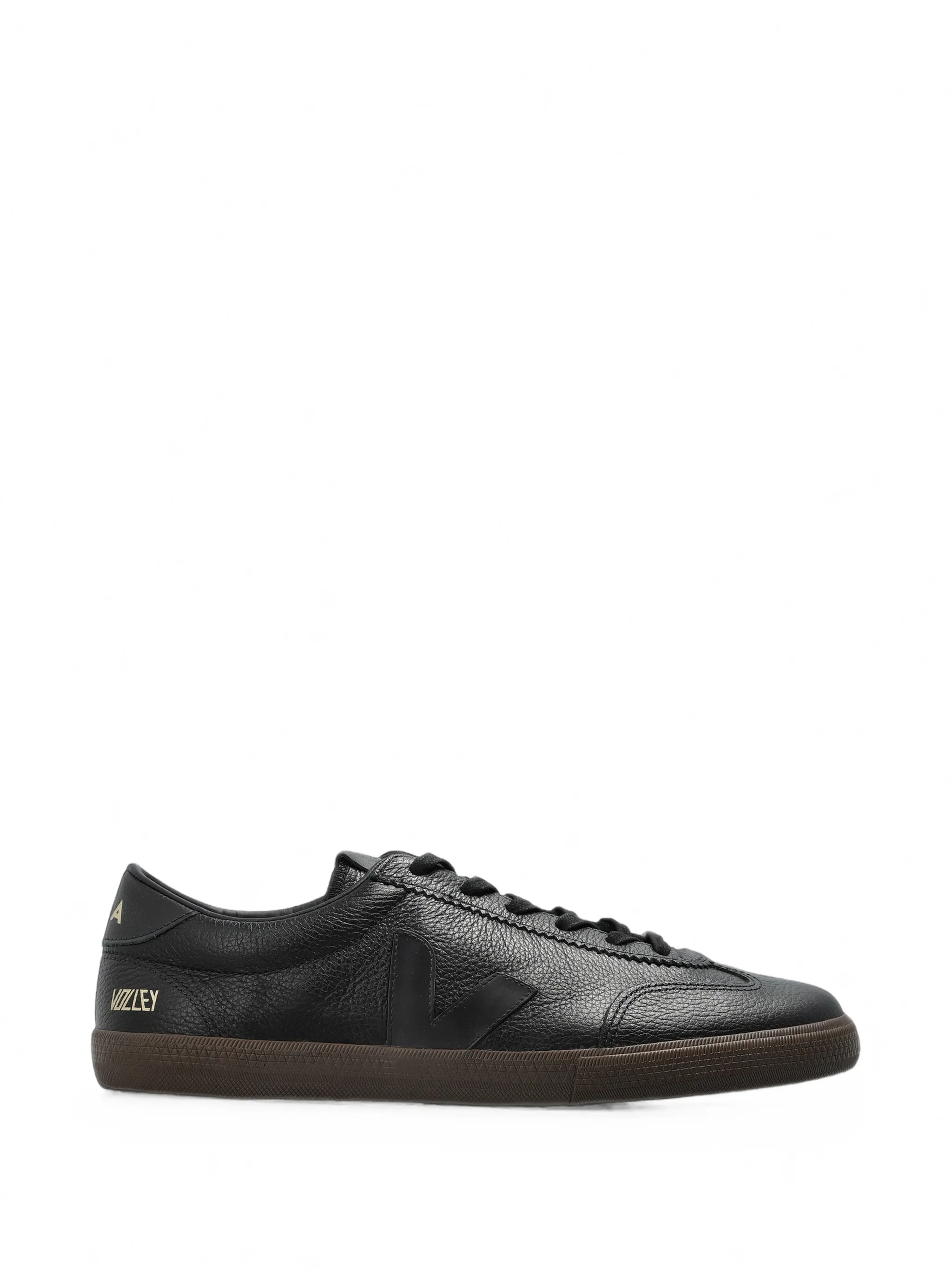 Volley grained leather sneakers
